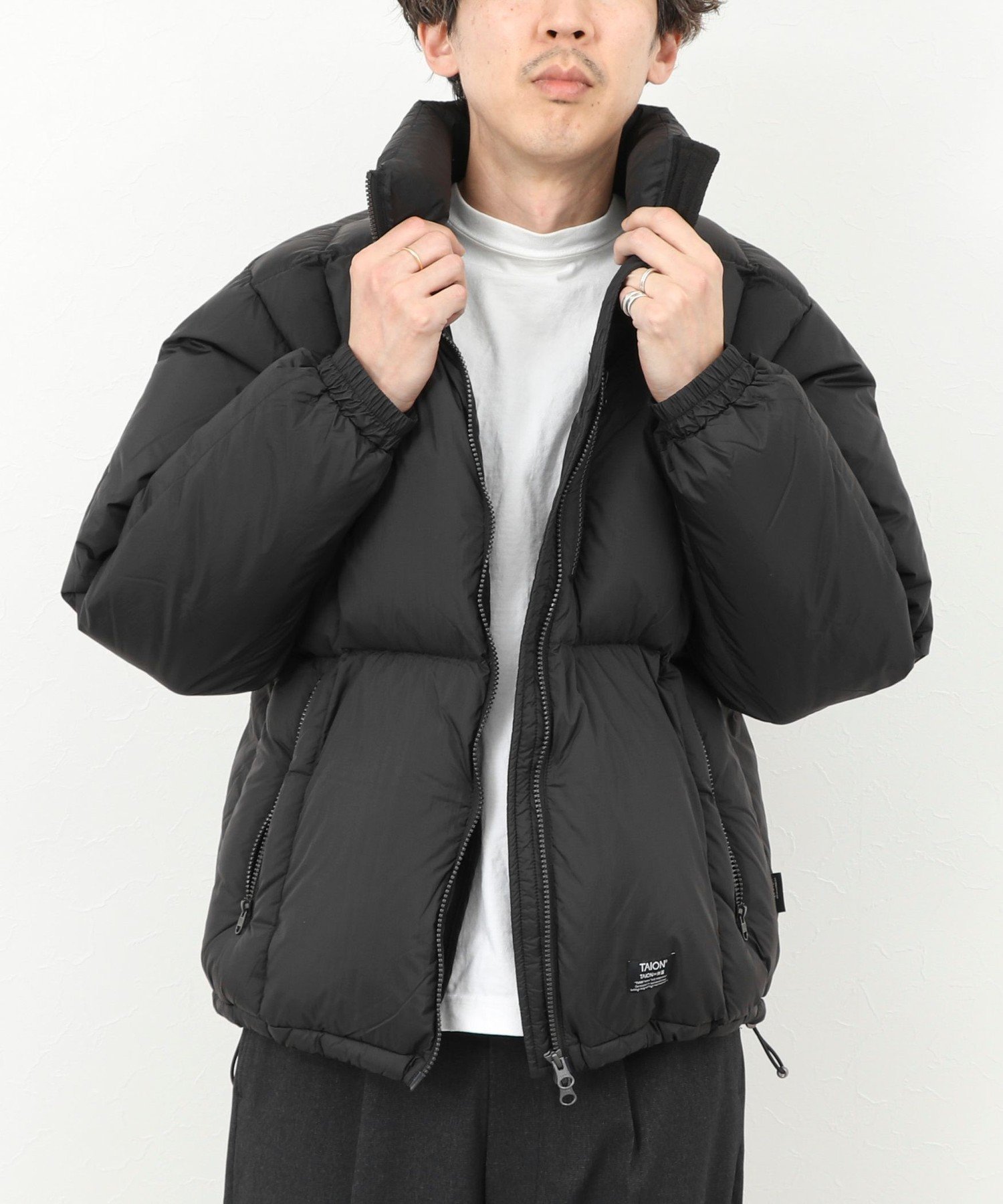 NOLLEY'S goodman 【TAION/タイオン】WORK W-ZIP VOLUME DOWN JACKET 25AW ノーリーズ ...