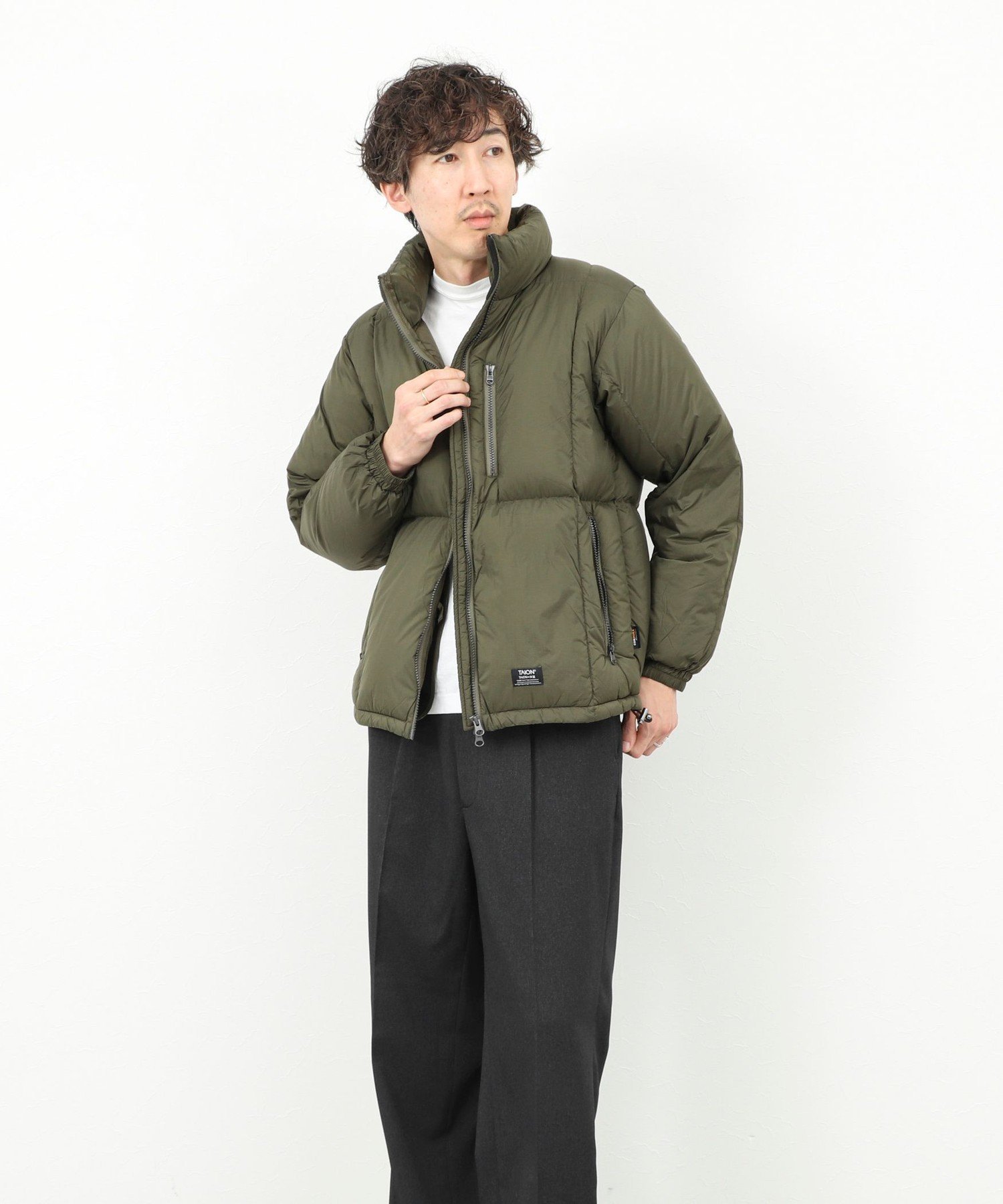 NOLLEY'S goodman 【TAION/タイオン】WORK W-ZIP VOLUME DOWN JACKET 25AW ノーリーズ ...