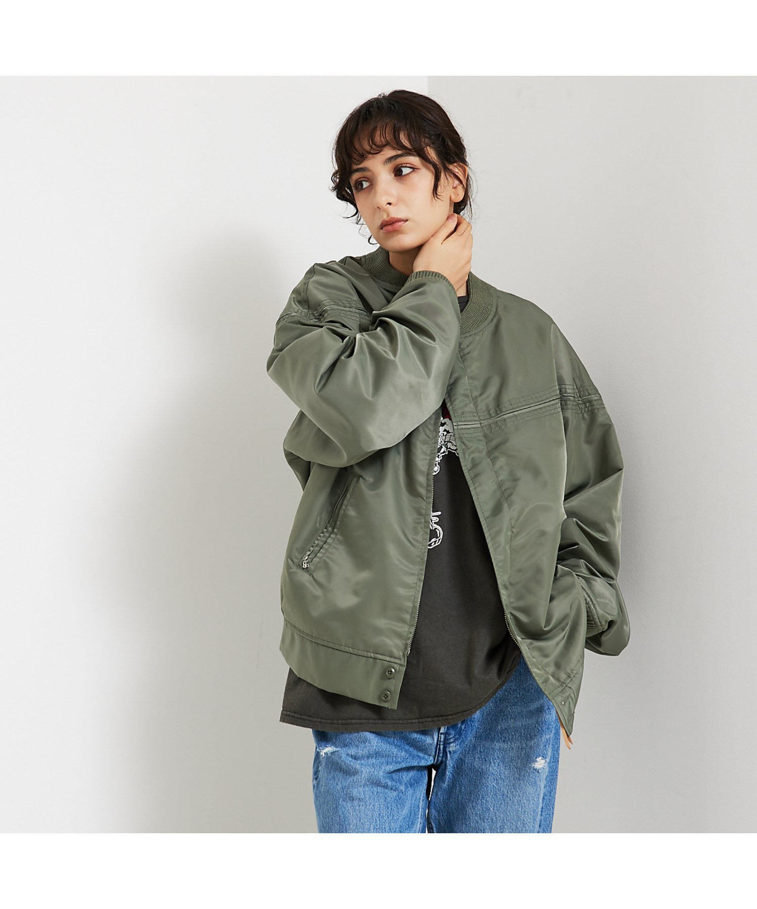 タウンクラフトTOWNCRAFT 中綿ブルゾン　カップショルダー OPTIジップ タウンクラフトTOWNCRAFT 中綿ブルゾンカップショルダー OPTIジップ