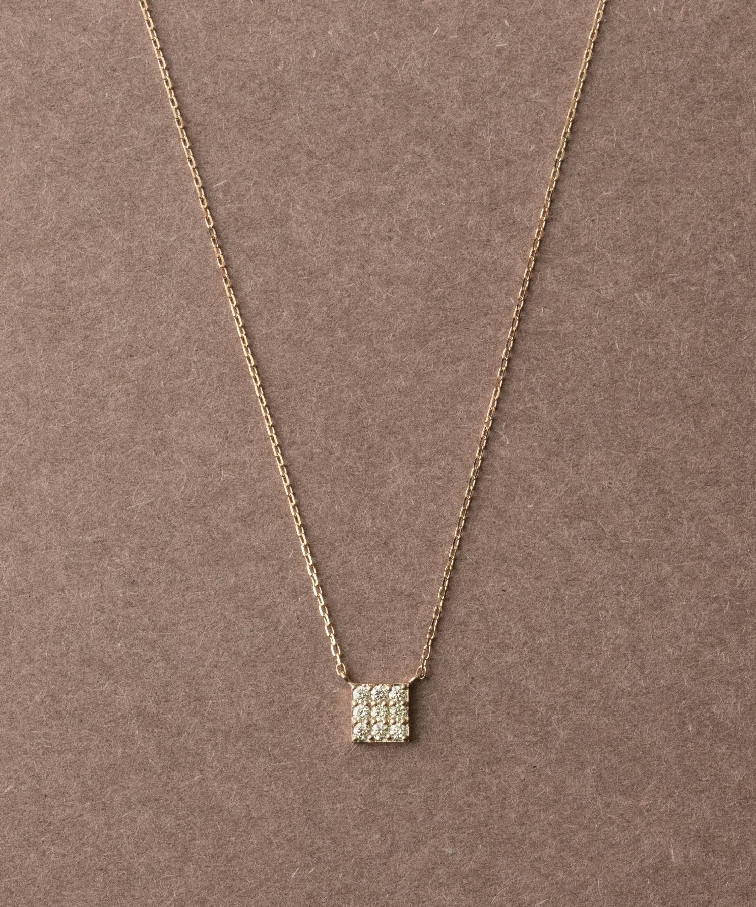 ete エテ　パーティクル　サークルネックレス K18 K18YG パーティクル サークル ネックレス（261061） ｜ women
