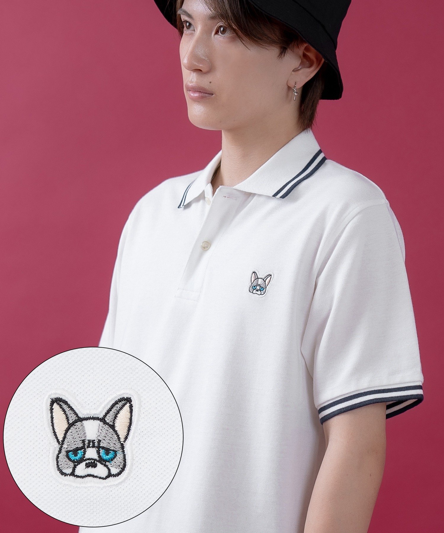 楽天市場】STAMPD スタンプド RIBBED KNIT SS POLO SLA-M3489KW