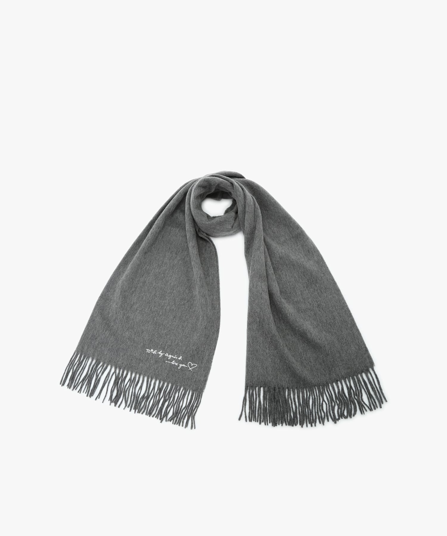 楽天市場】ウールカシミヤ混ストール To b. by agnes b. アニエスベー