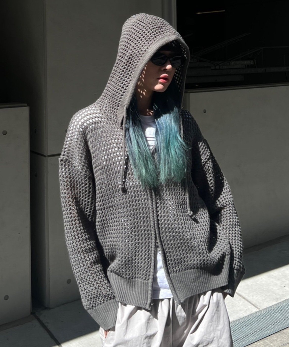 HARE オーバーサイズジップアップジャケット HARE オーバーサイズジップアップジャケット