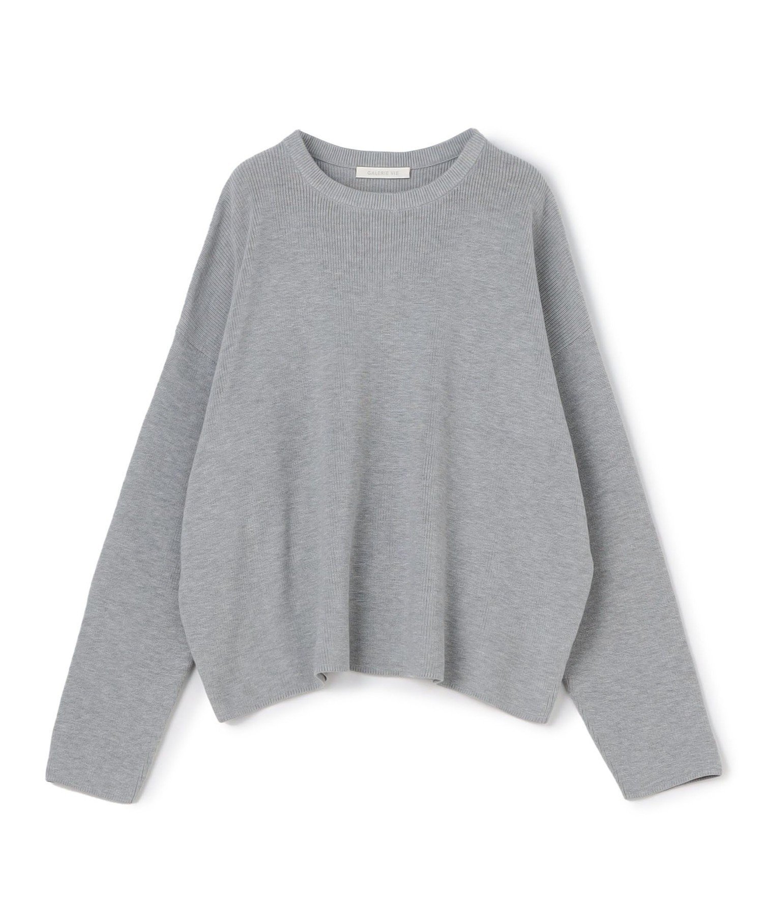 so さん専用　GALERIE VIE グレー クルーネックニット GALERIE VIE｜ギャルリー ヴィー（メンズ）のニット/セーター