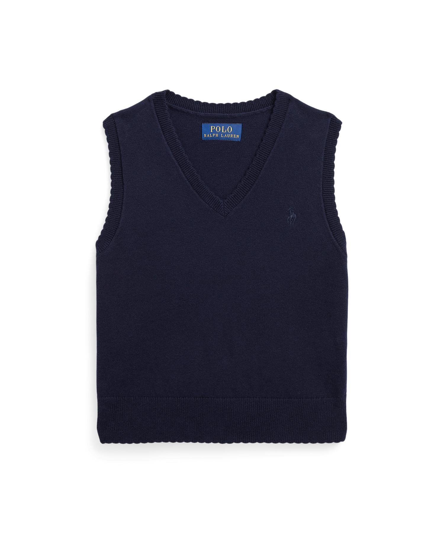 ポロラルフローレン　中綿　ベスト　フード　ホース刺繍　ネイビー　サイズS PーLayer 2 リバーシブル ベスト