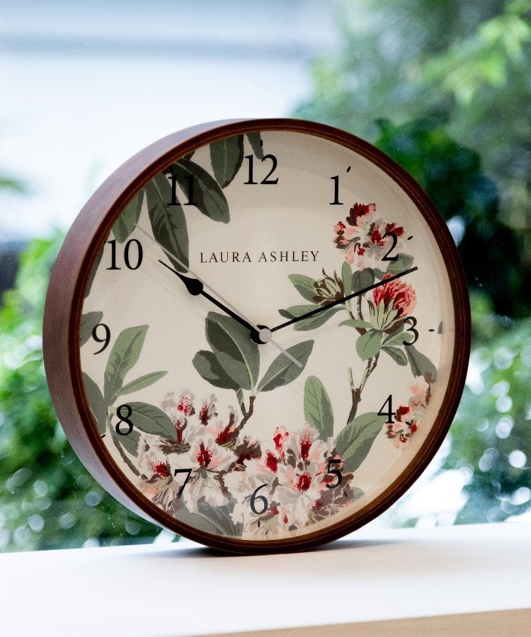楽天市場】ジョゼッテ柄 テーブル&ウォール クロック LAURA ASHLEY