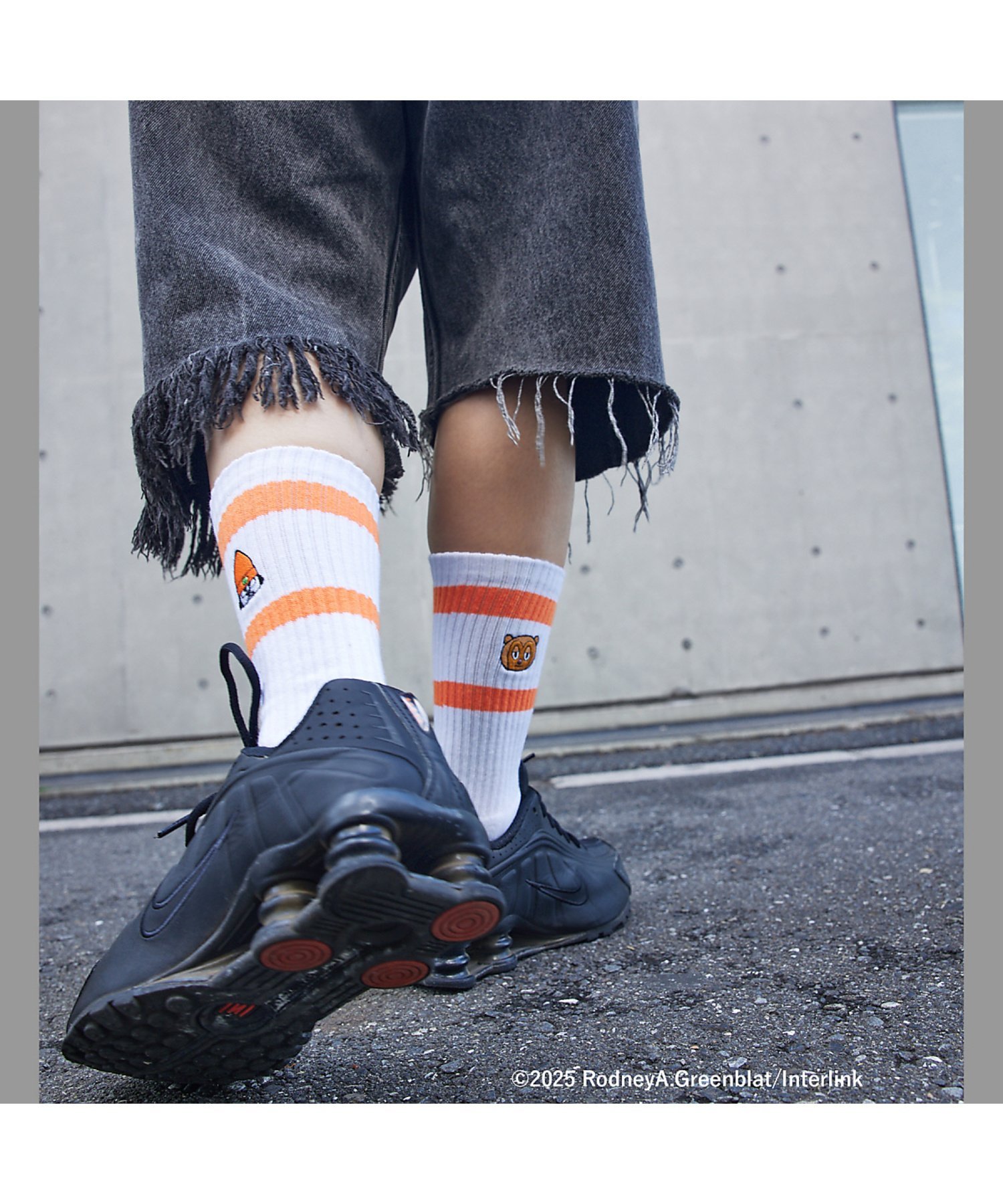 ABAHOUSE LASTWORD 【Parappa The Rapper*LAROUTE】パラッパ ラッパー / アバハウス 靴下・レッグウェア その他の靴下・レッグウェア画像