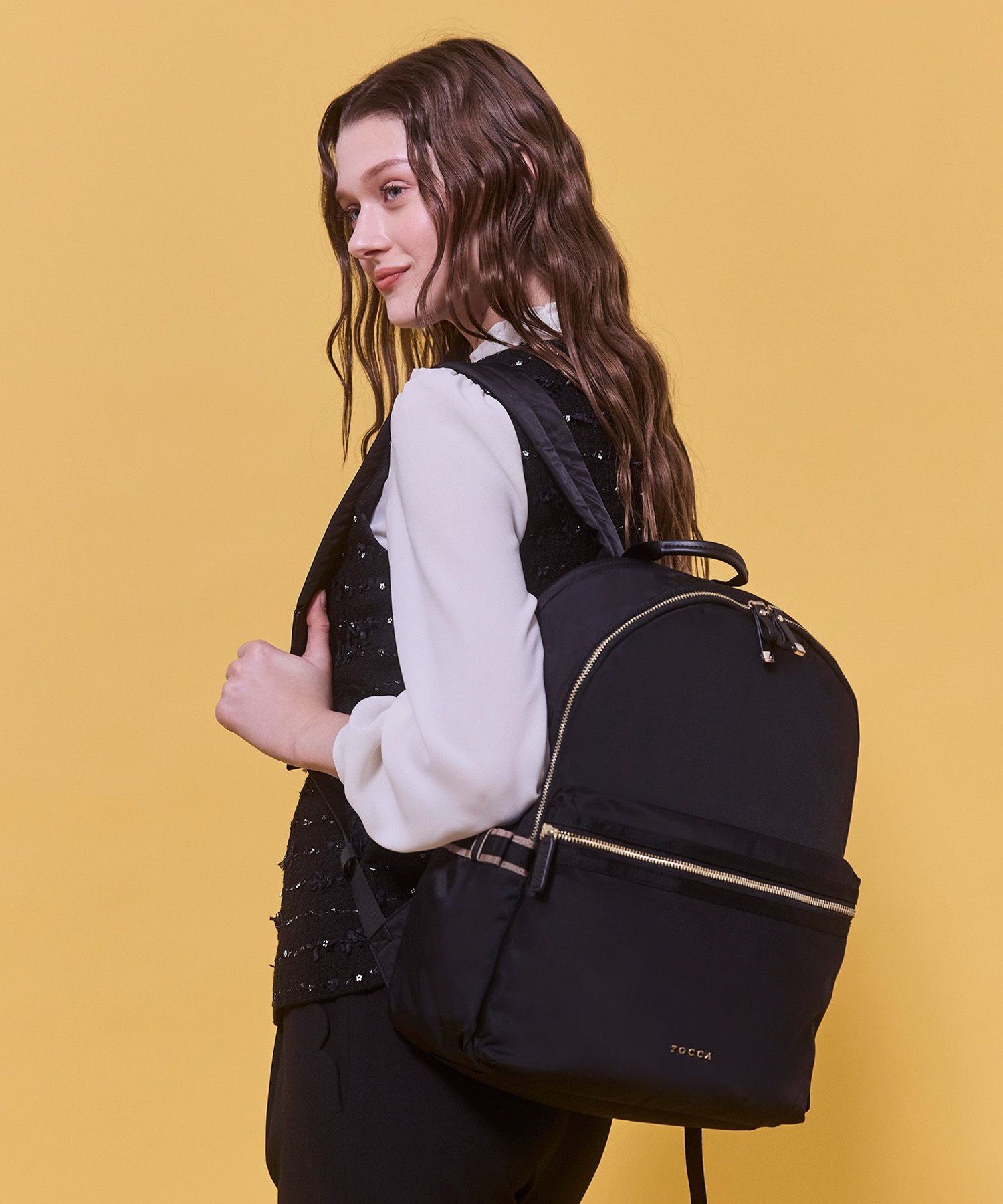 TOCCA 【A4サイズ対応・PCポケット付き】SIDE RIBBON BACKPACK バック 