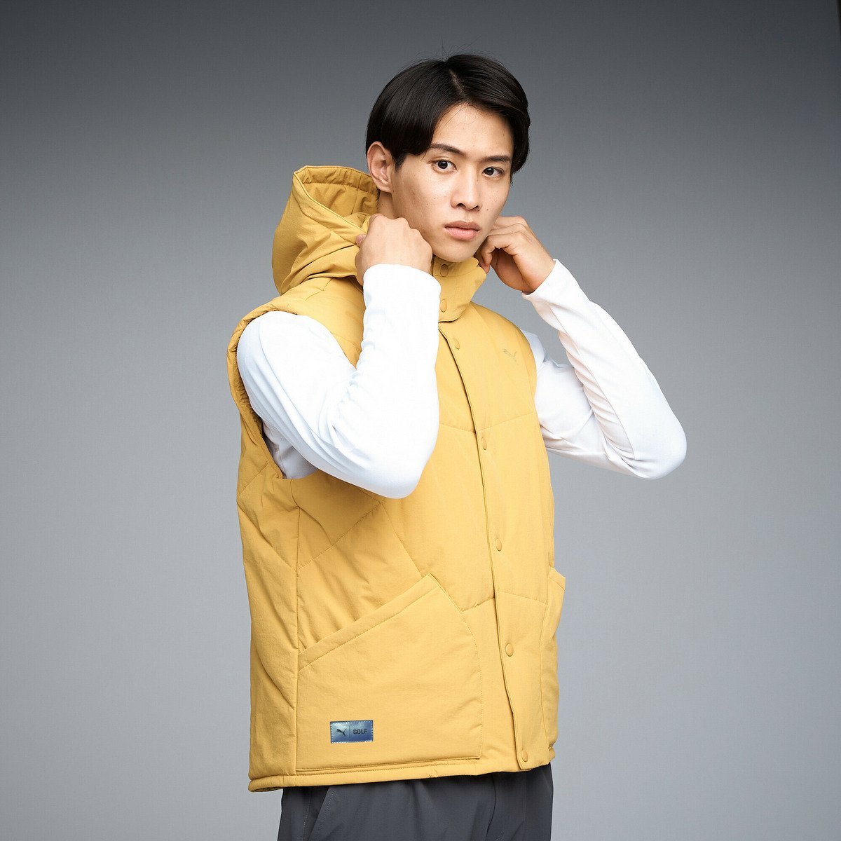 楽天市場】プーマ PUMA ゴルフ ハイパ−ストレッチリバーシブル中綿