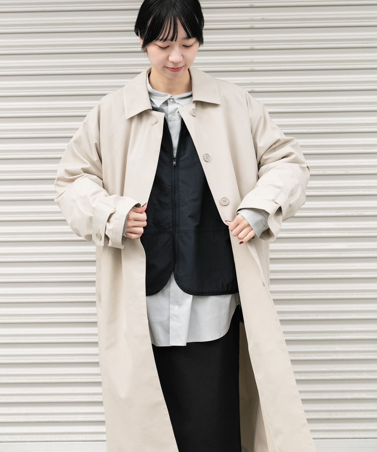 楽天市場】ステンカラーテントコート【撥水】【JAPAN FABRIC