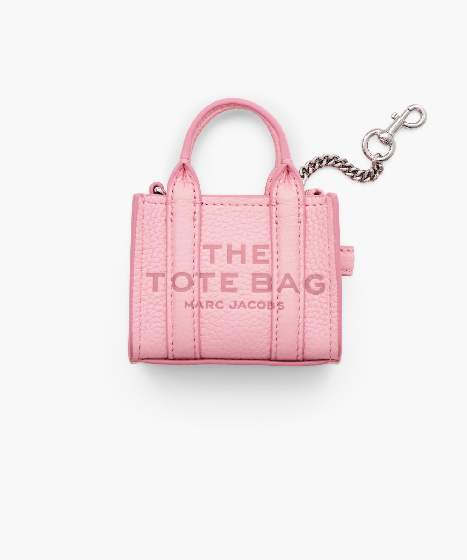 未使用品✨️　マークジェイコブス　ザ レザー ナノ トート チャーム 国内買付☆【MARC JACOBS】レザー ナノトートチャーム ギフト