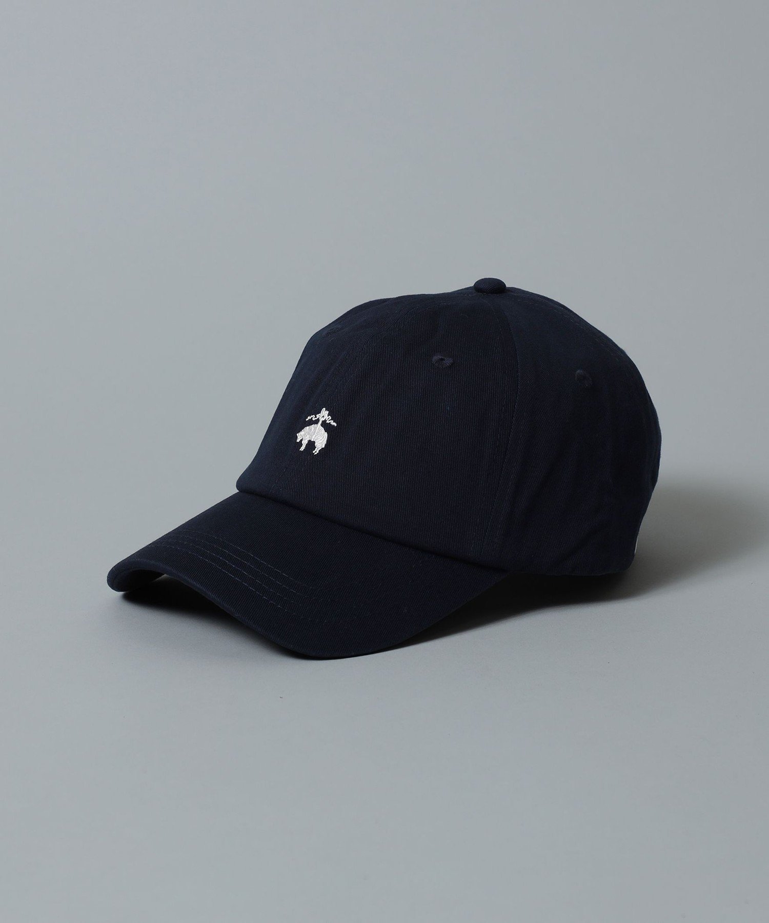 BRONER USA製 レザーキャップ ブラック ベースボール 6パネル Brooks Brothers |〈別注〉ベースボールキャップ BLACK