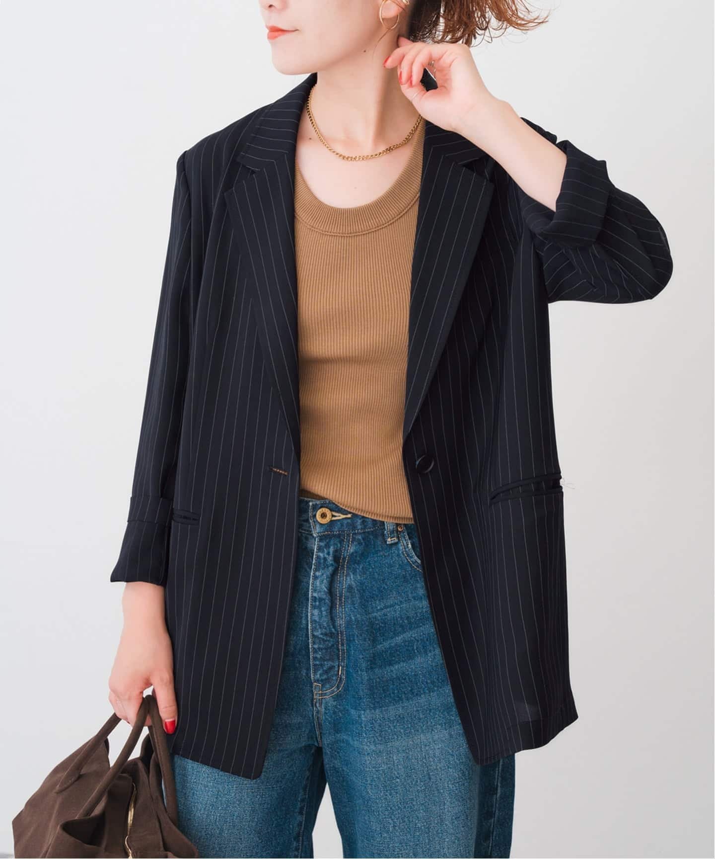 Spick and Span ノーカラーVネックリバーコート　34 Spick and Span ノーカラーVネックリバーコート 34 - メルカリ
