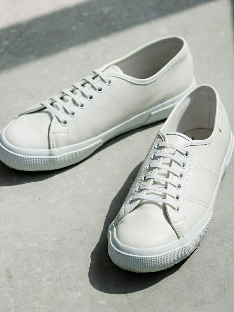 SALE／40%OFF】UNITED ARROWS green label relaxing 別注 [ スペルガ ] SUPERGA GLR 2750  MONO レザー スニーカー ユナイテッドアローズ グリーンレーベルリラクシング シューズ スニーカー/スリッポン ブラック ホワイト【送料無料】