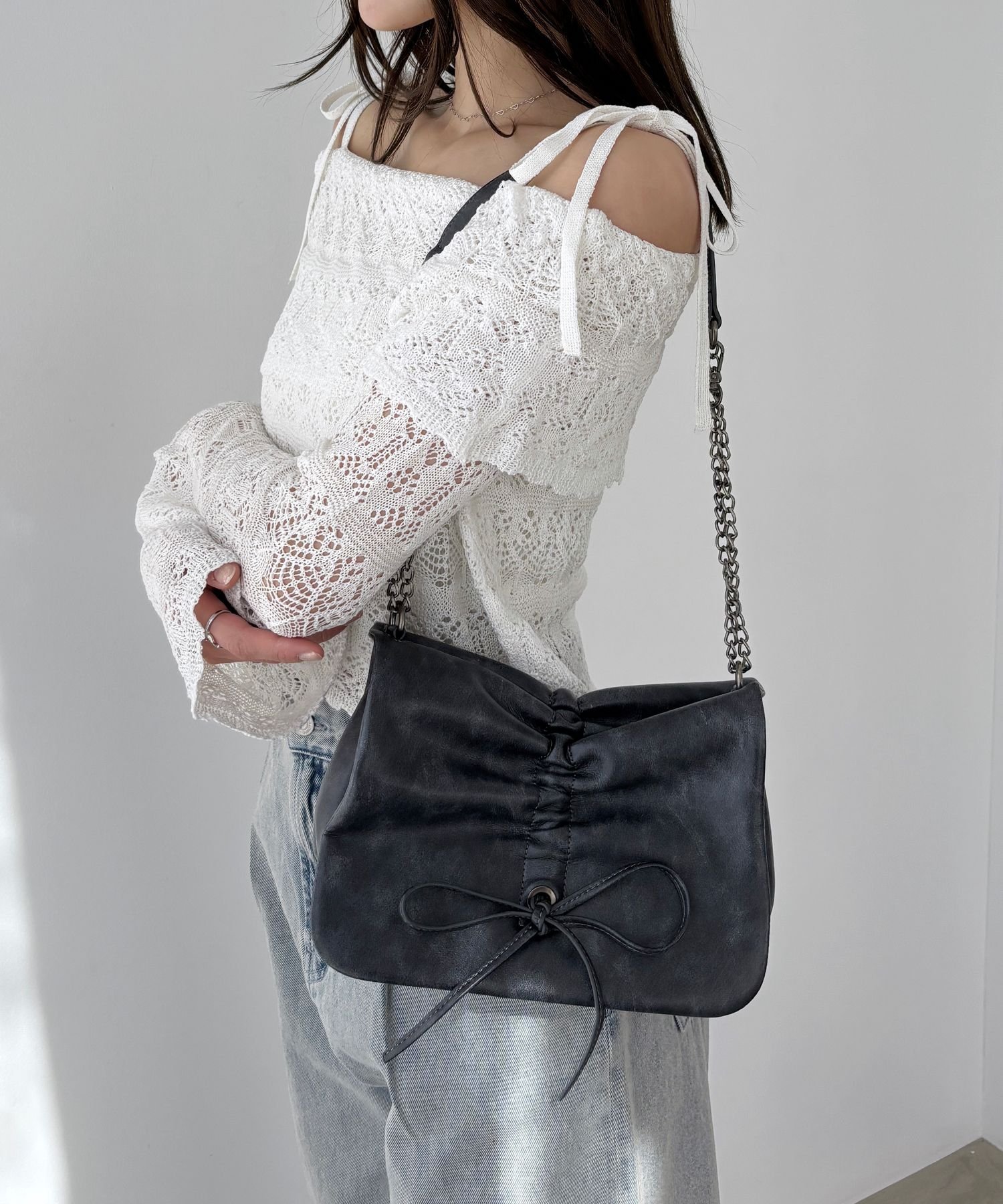 楽天市場】【SALE／19%OFF】リボンショルダーBAG Heather ヘザー