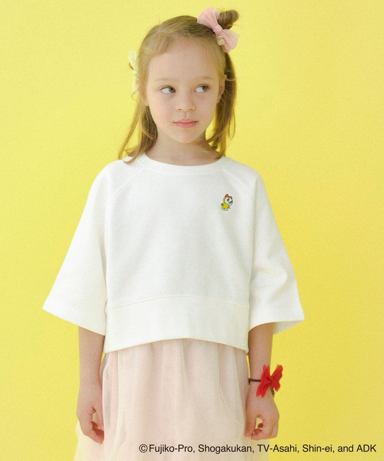 【SALE／50%OFF】ROPE' PICNIC KIDS 【KIDS】【ドラえもんコレクション】裏毛トップス ロペピクニック トップス スウェット・トレーナー ホワイト ブルー画像