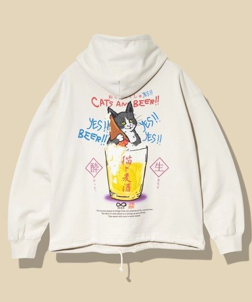 楽天市場】go slow caravan/(M)空紡糸裏毛 RALLY メカニック猫プル