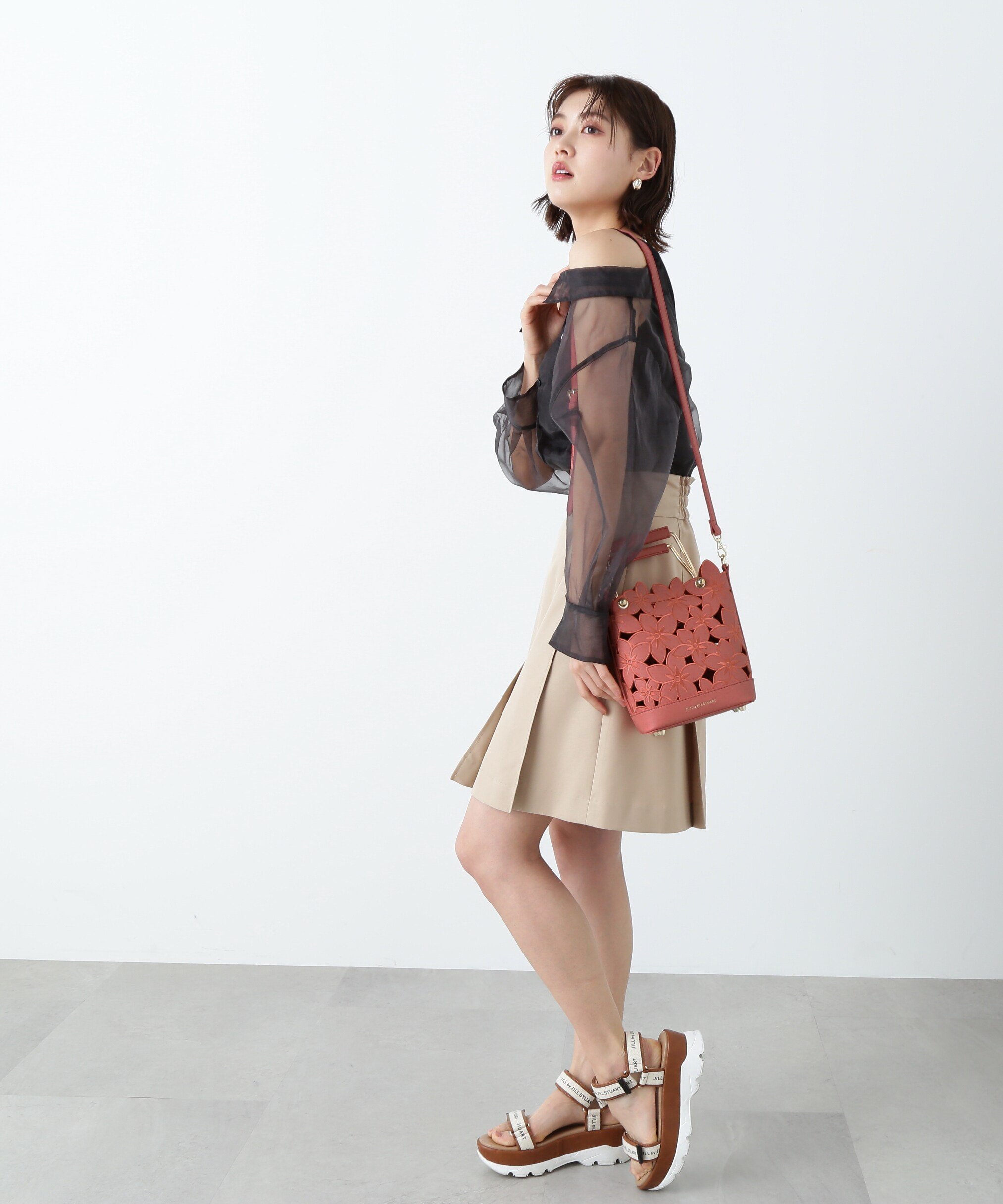 [JILLSTUART] TOFFEENUT JELLY ホーボーバッグ ★新作・24AW★ JILLSTUART] TOFFEENUT JELLY ホーボーバッグ ☆新作・24AW
