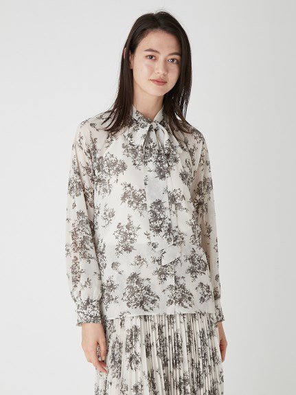 SALE／50%OFF】Mila Owen SET UP2WAYフラワーボータイブラウス