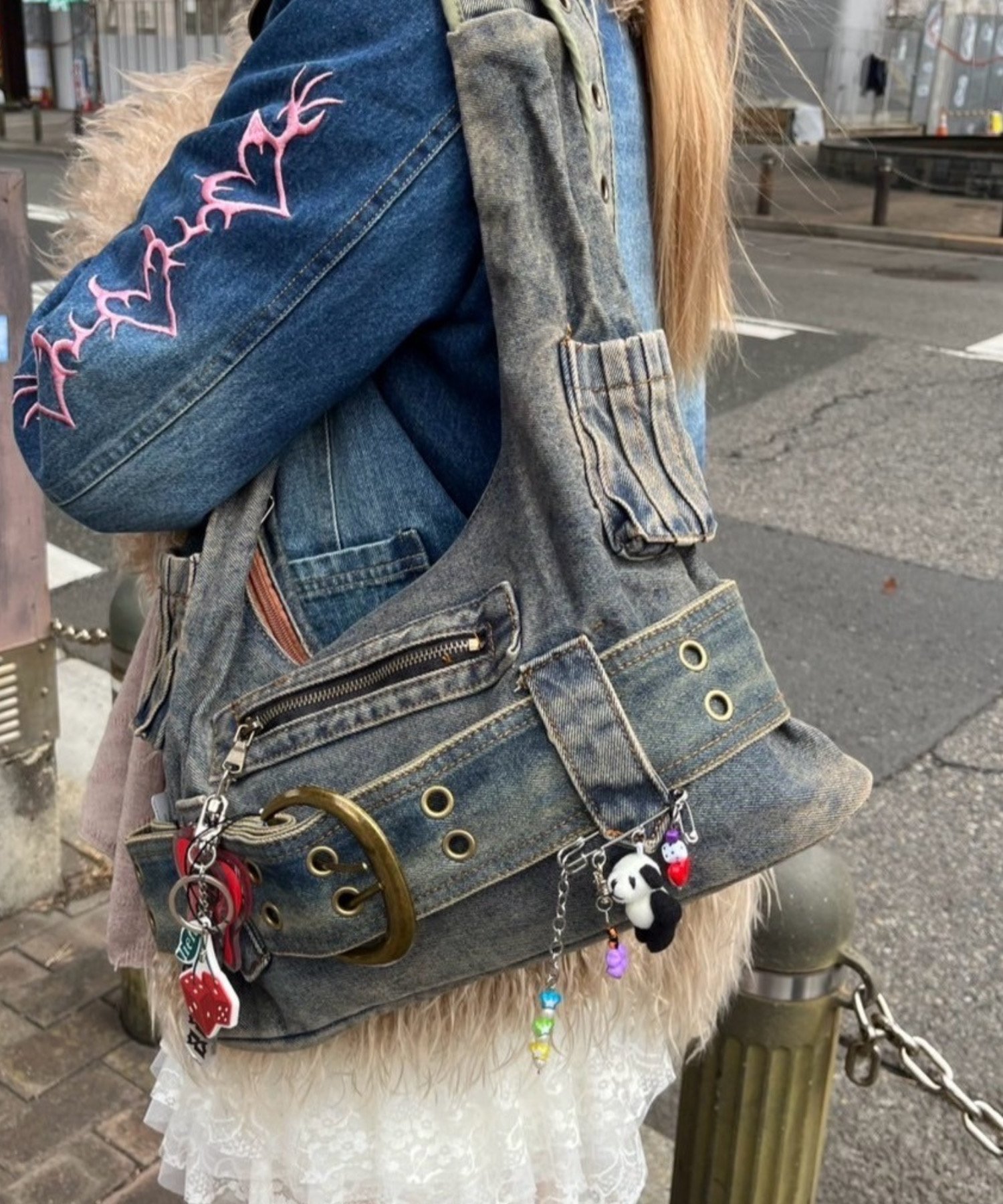 AFB フリンジ　ショルダーバッグ 楽天市場】【中古】AFB｢fringe big shoulder bag｣フリンジ