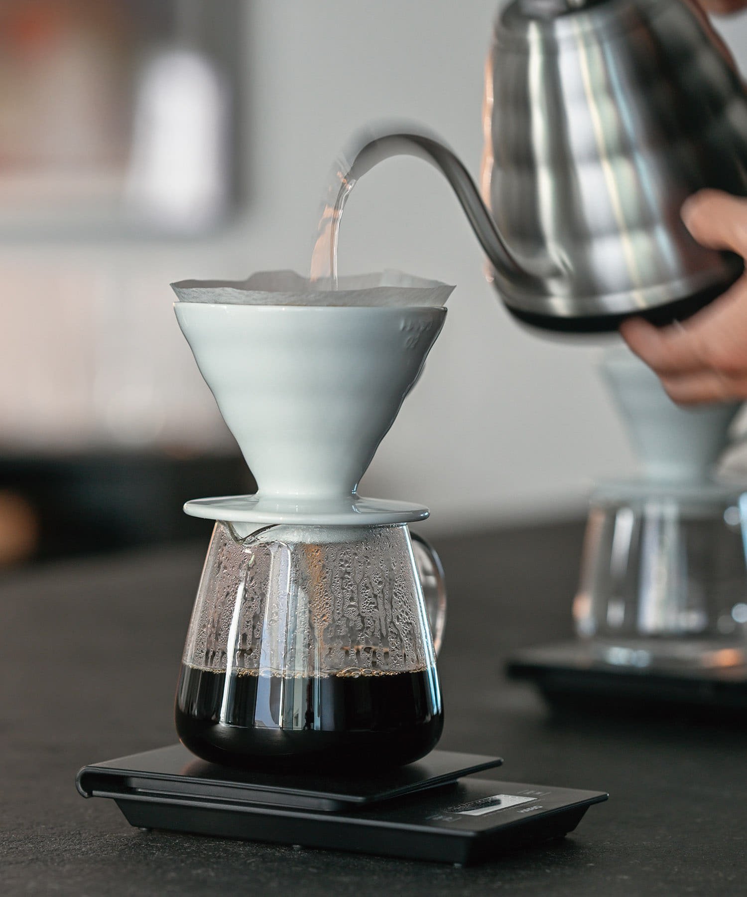 HARIO　V60 オートプアオーバーSmart7BT V60オートプアオーバーSmart7BT｜コーヒー関連｜耐熱ガラスの