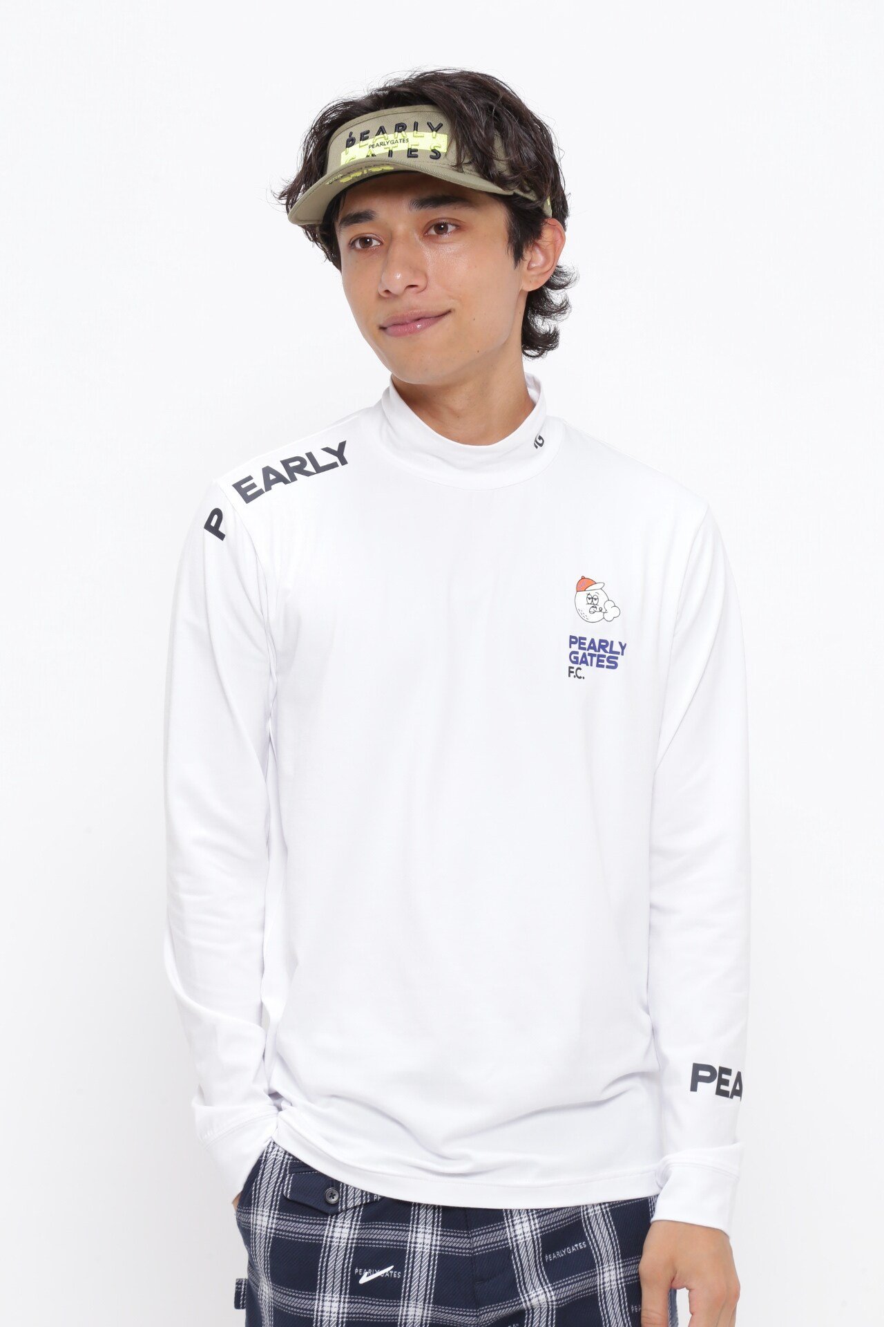 楽天市場】PEARLY GATES 長袖ストレッチガーゼ裏毛起毛