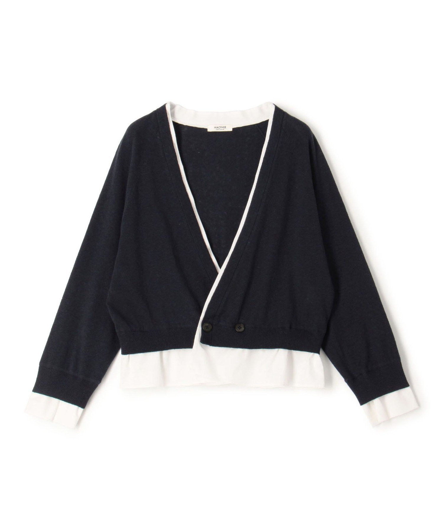 楽天市場】【SALE／42%OFF】ファブリックコンビ クルーネック