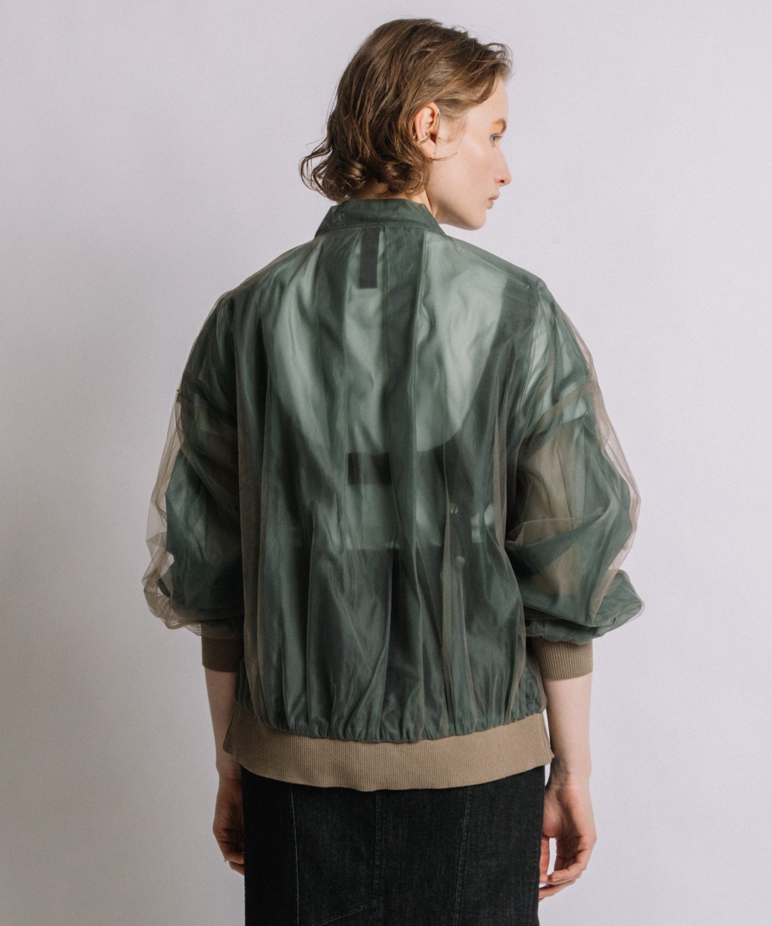AULA AILA SHEER BLOUSON アウラアイラ ジャケット・アウター ブルゾン 
