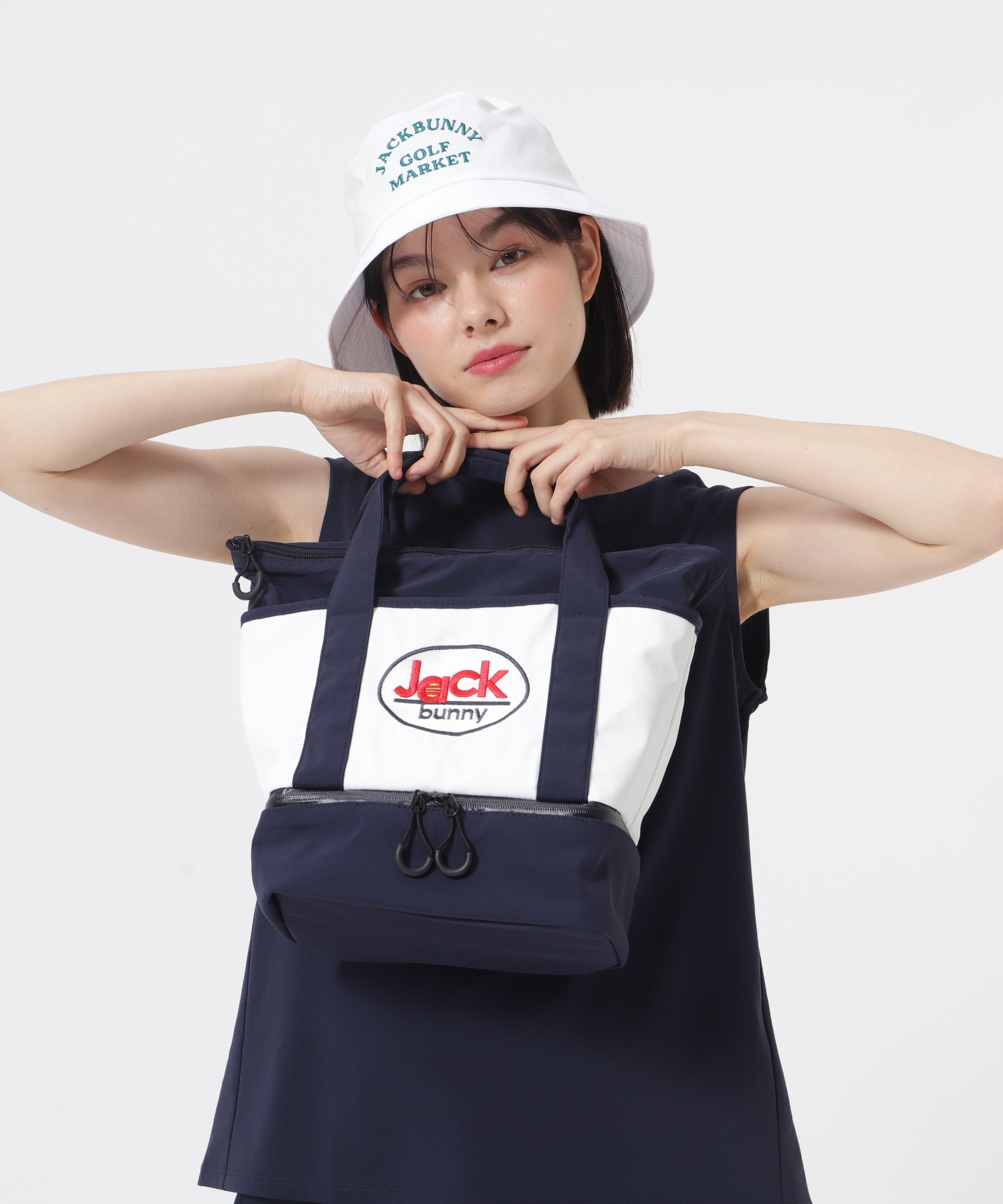 【新品】ジャックバニー　保冷 カートバッグ　２段式 Jack Bunny!! ジャックバニー 2段式保冷カートバッグ : GDO