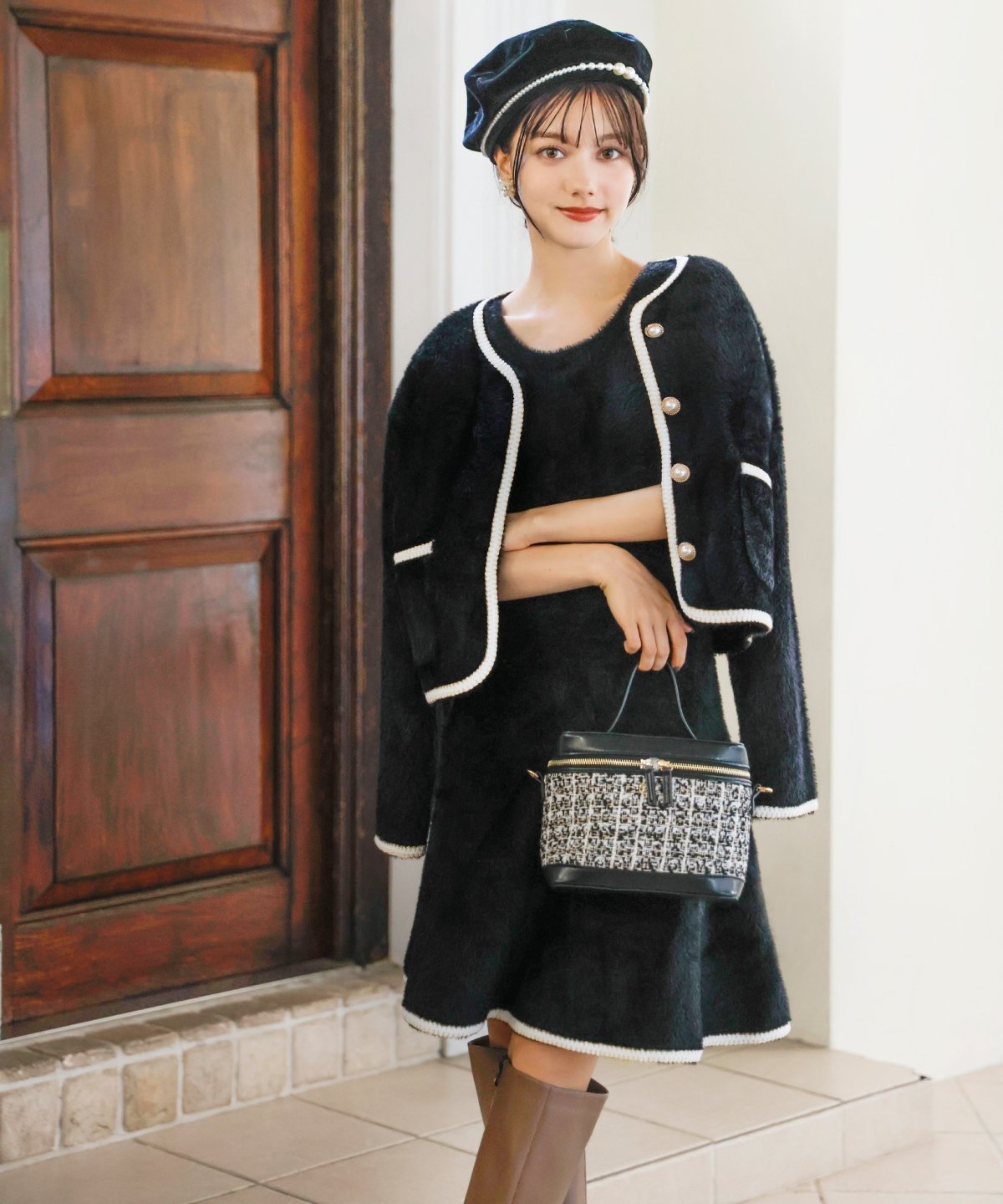 SALE／30%OFF】WILLSELECTION ブレード付きフェザーヤーンジャケット