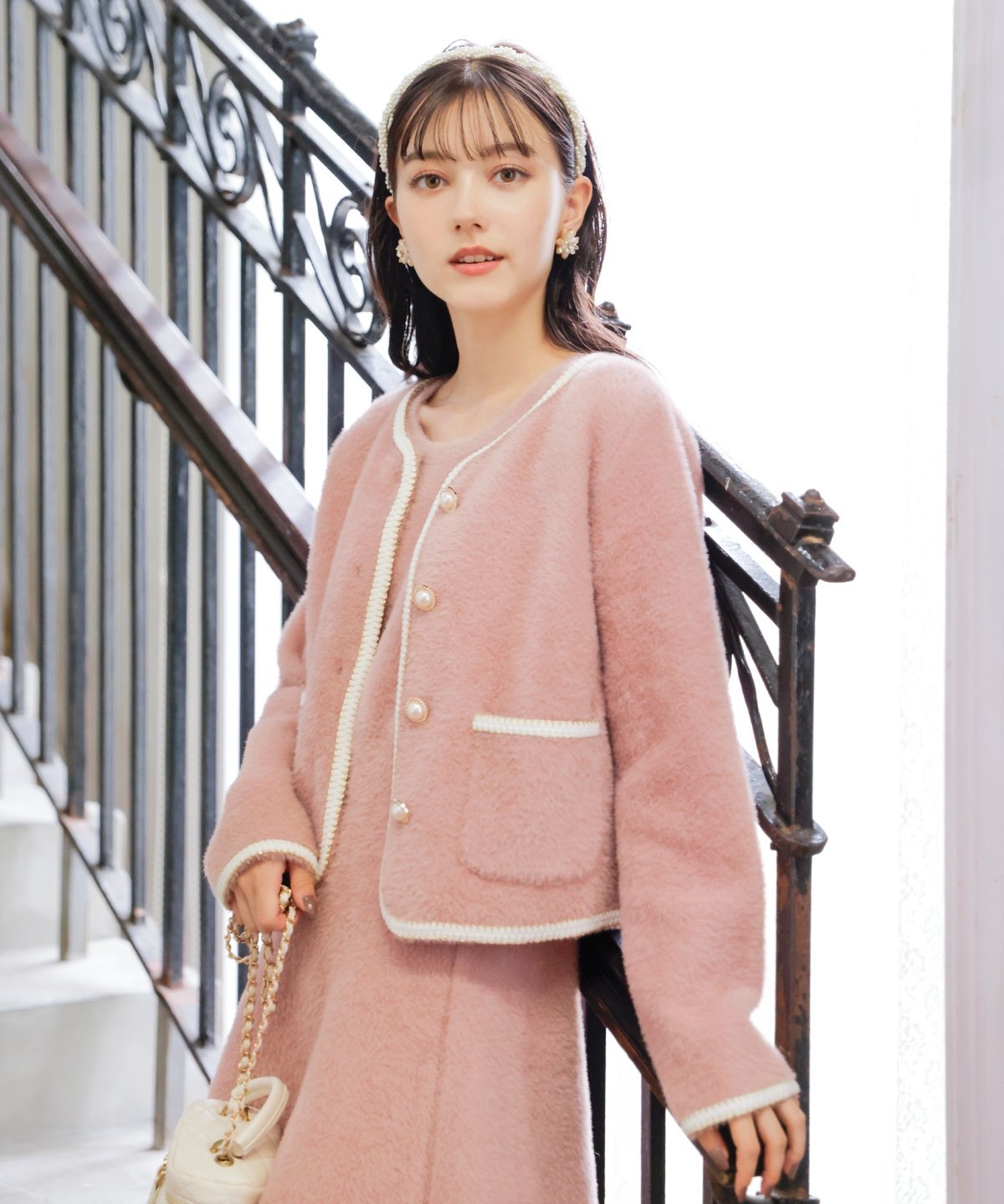 SALE／30%OFF】WILLSELECTION ブレード付きフェザーヤーンジャケット