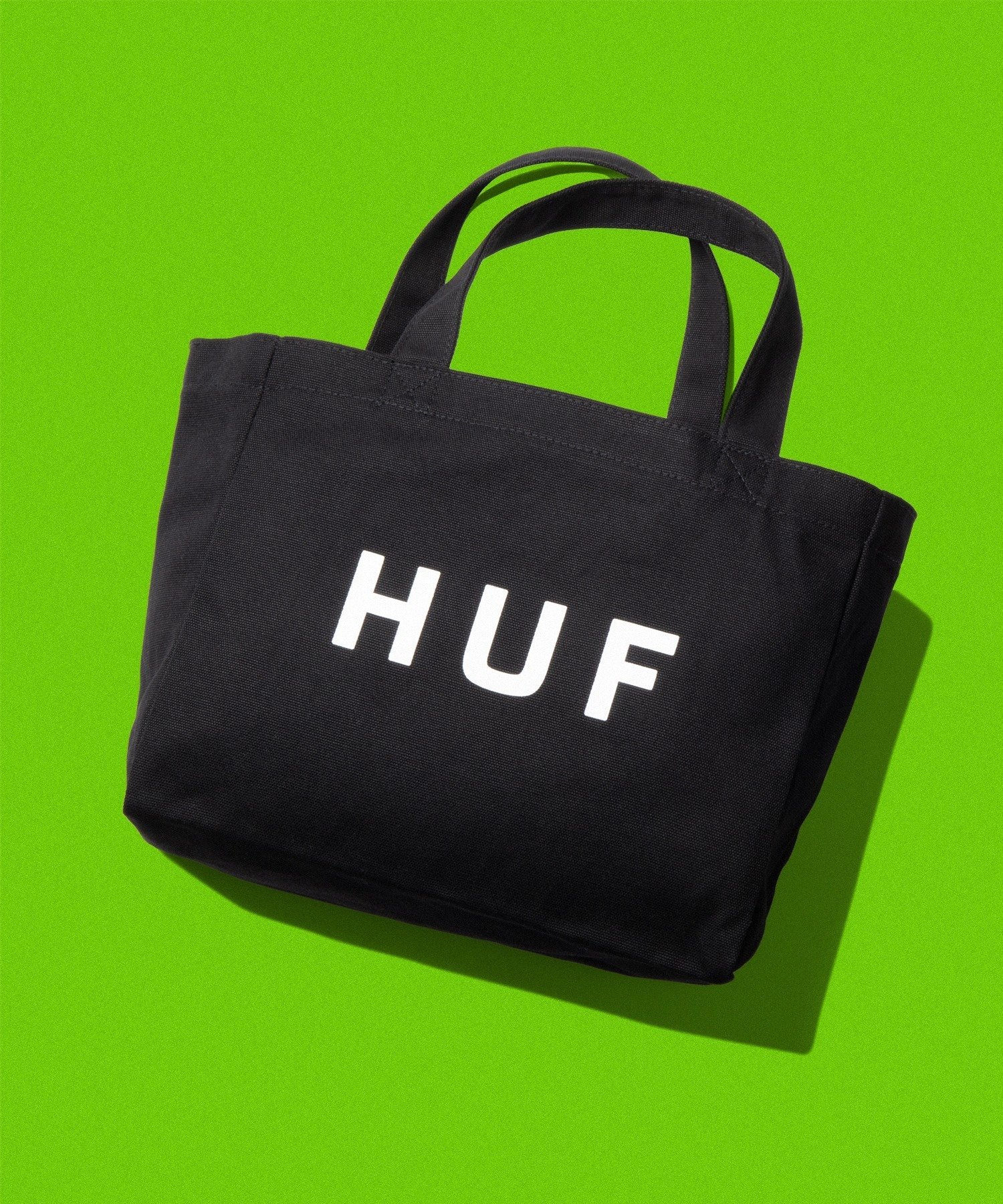 即発 実用的 コムドット愛用【HUF】BOX LOGO TOTE BAG（M） 即発 実用的 コムドット愛用【HUF】BOX LOGO TOTE BAG（S） (HUF