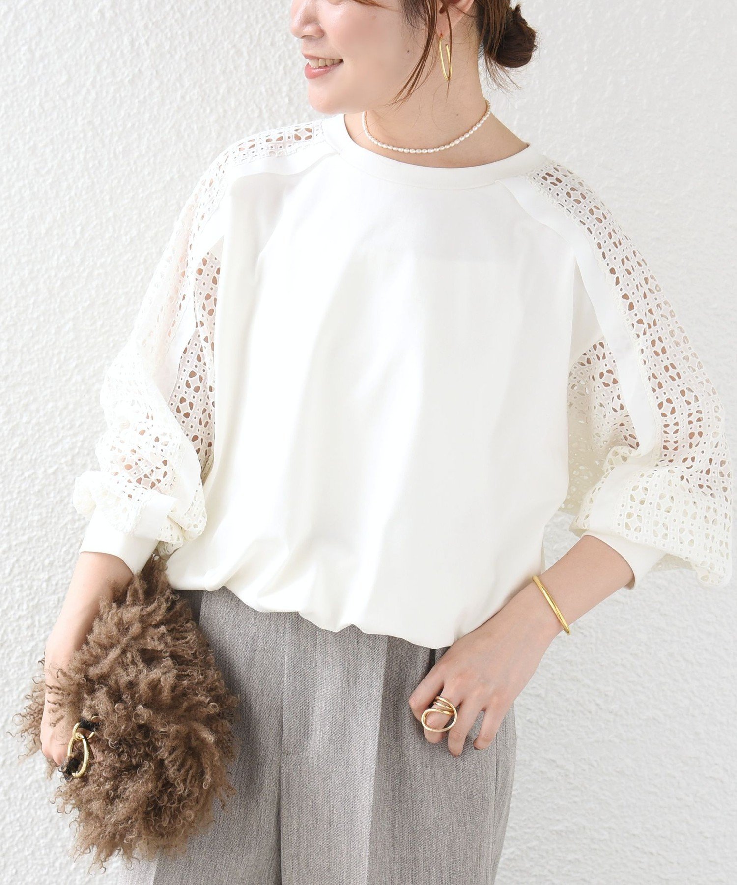 SALE／30%OFF】SNIDEL 【WEB限定/ボアコレクション】ロゴモチーフ 