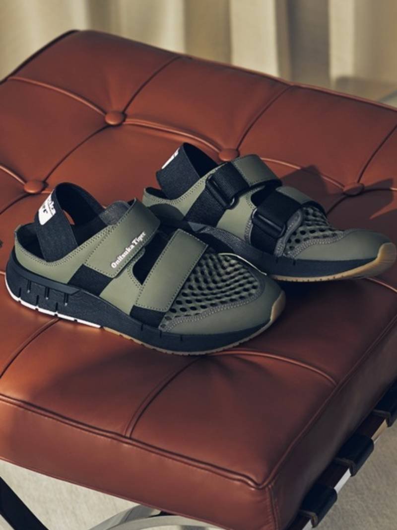美品⭐︎オニツカタイガーサンダル　REBILAC SANDAL グリーン 楽天市場】Onitsuka Tiger オニツカタイガー サンダル REBILAC