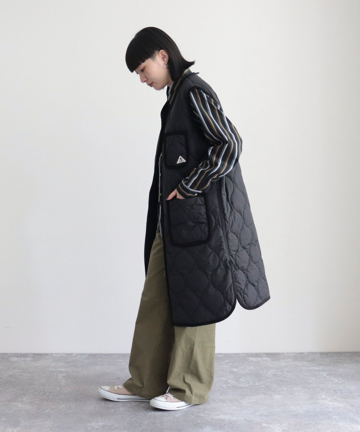 SALE／30%OFF】fredy emue 【GEVACO/ゲバコ】キルティングロング