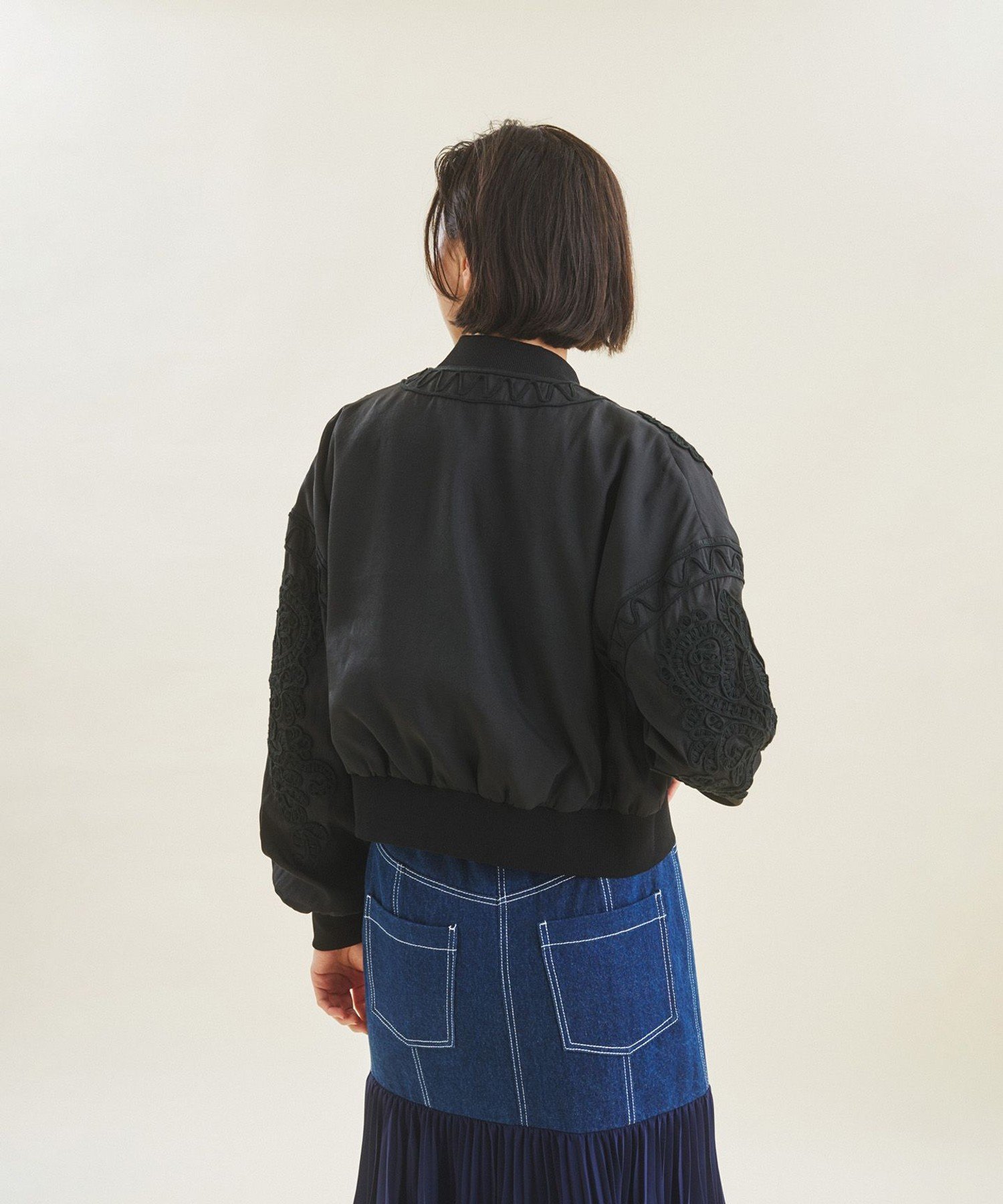 SALE／60%OFF】GRACE CONTINENTAL 刺繍オーガンブルゾン グレース