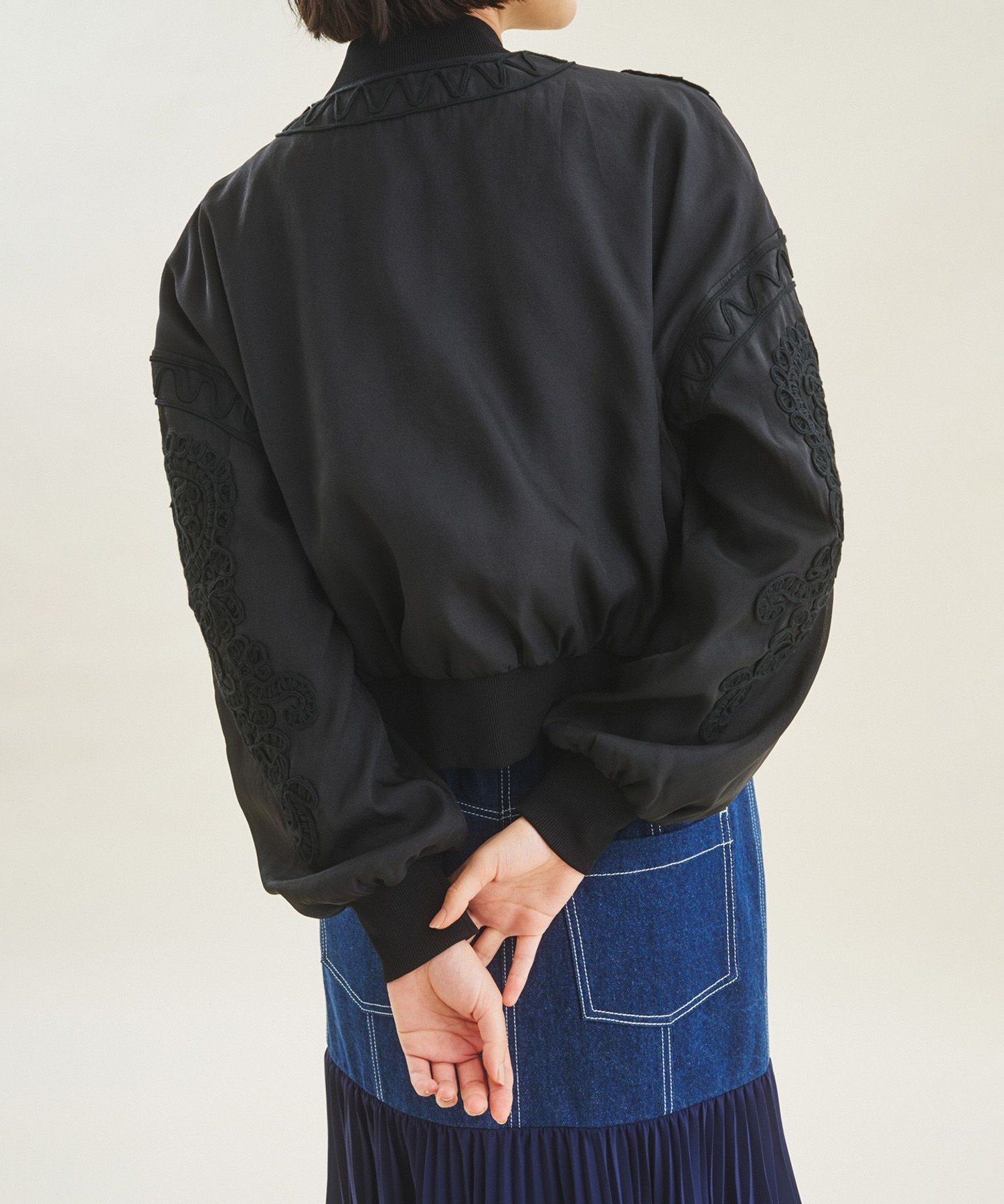 SALE／60%OFF】GRACE CONTINENTAL 刺繍オーガンブルゾン グレース