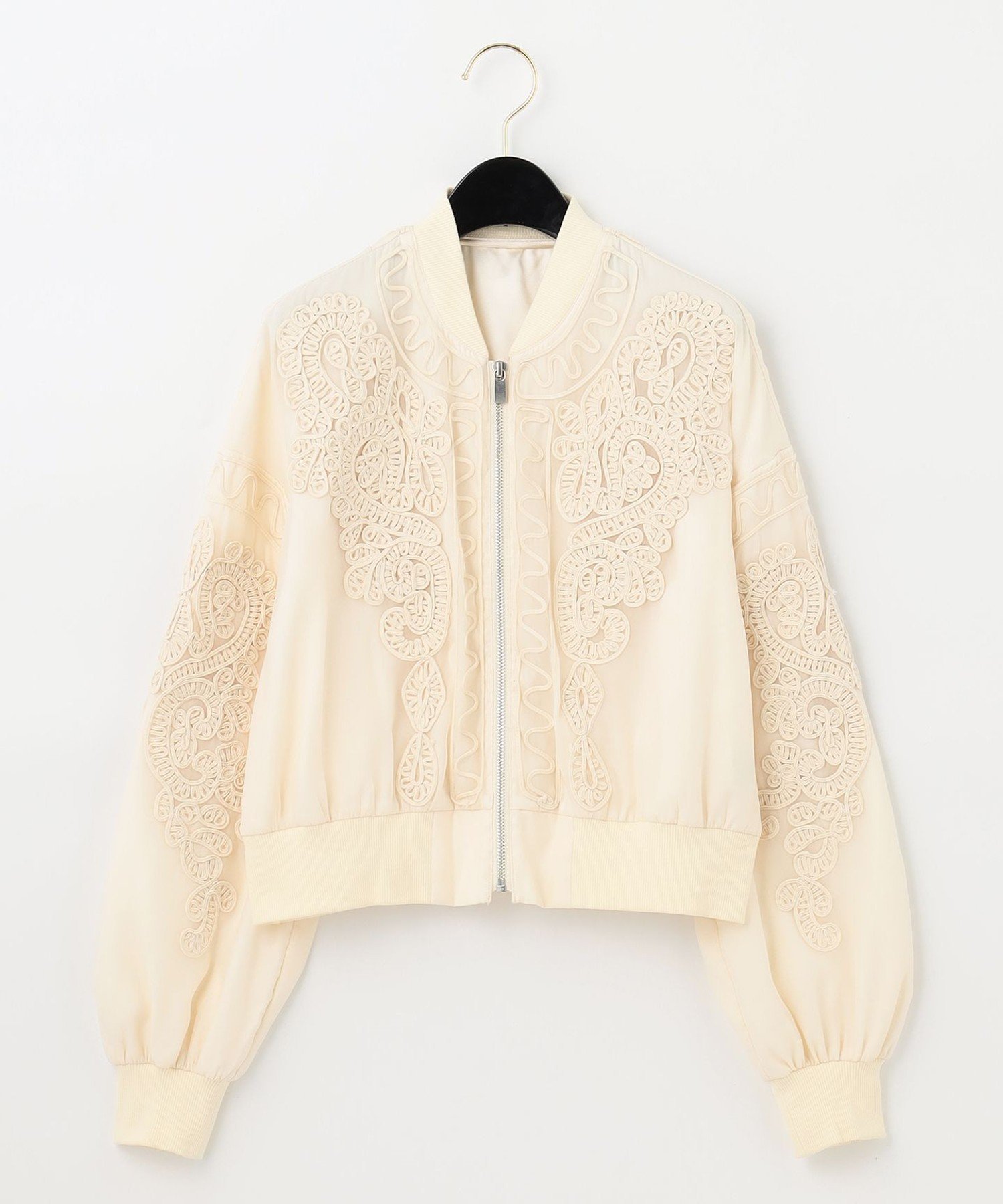 SALE／60%OFF】GRACE CONTINENTAL 刺繍オーガンブルゾン グレース