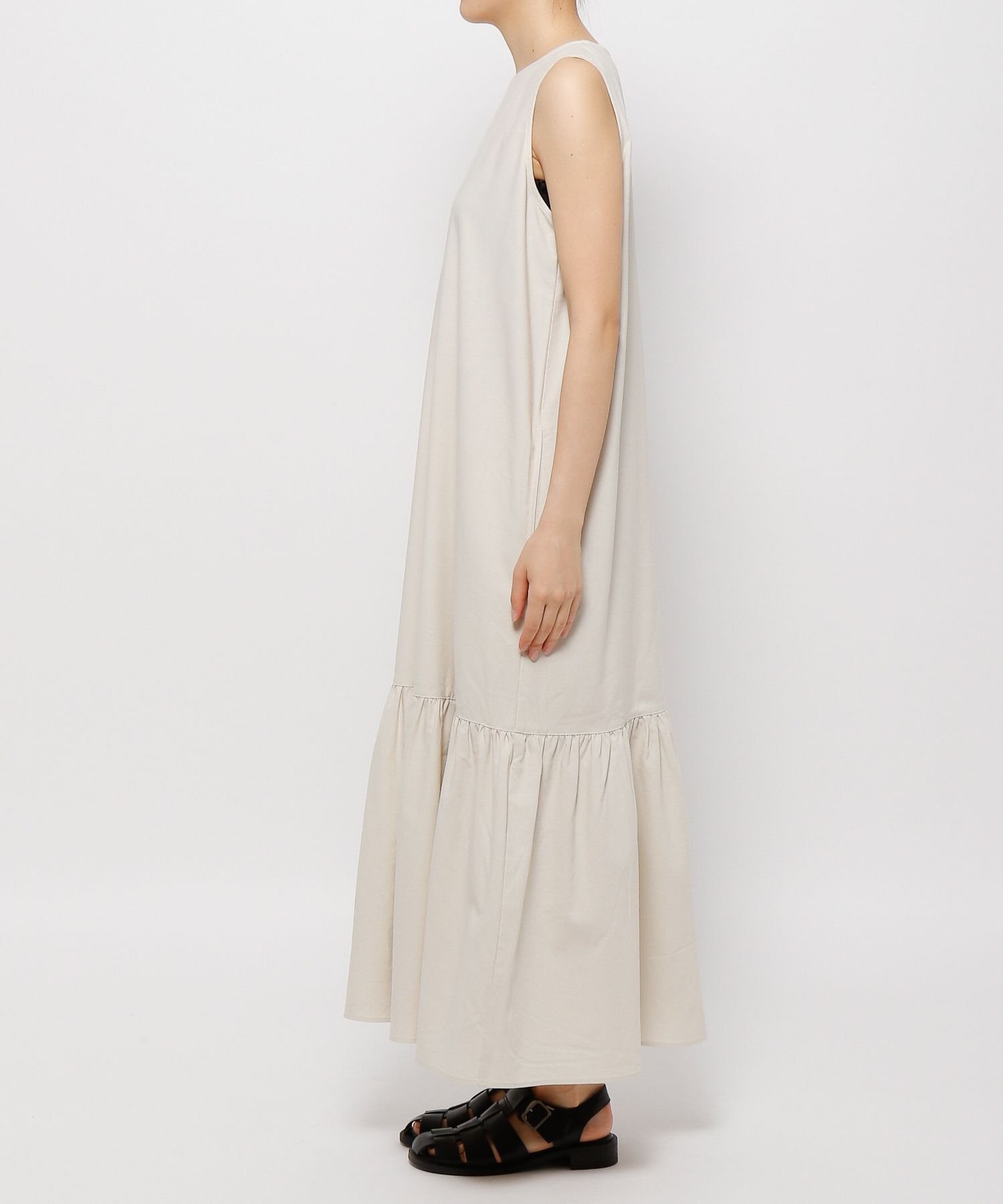 SALE／65%OFF】LOWRYS FARM ティアードワンピースノースリーブ