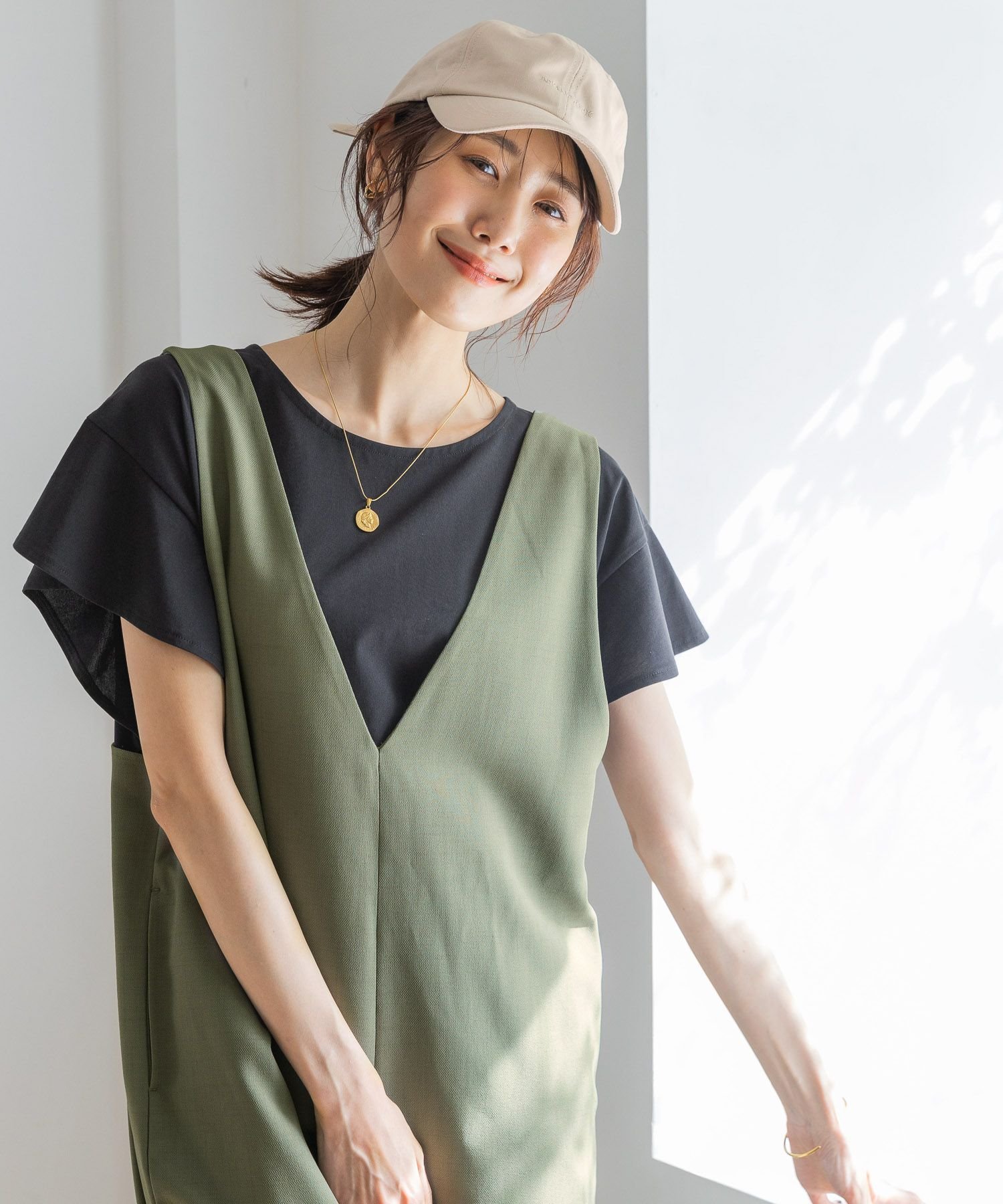 【SALE/30%OFF】GLOBAL WORK (W)カイテキ/ソデフリルPO グローバルワーク トップス カットソー・Tシャツ ホワイト グレー ブラック ブラウン