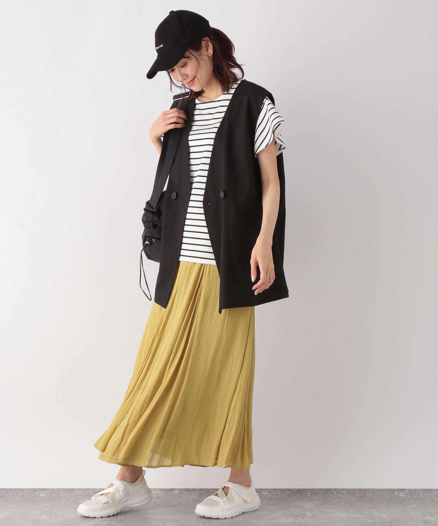 【SALE/30%OFF】GLOBAL WORK (W)カイテキ/ソデフリルPO グローバルワーク トップス カットソー・Tシャツ ホワイト グレー ブラック ブラウン
