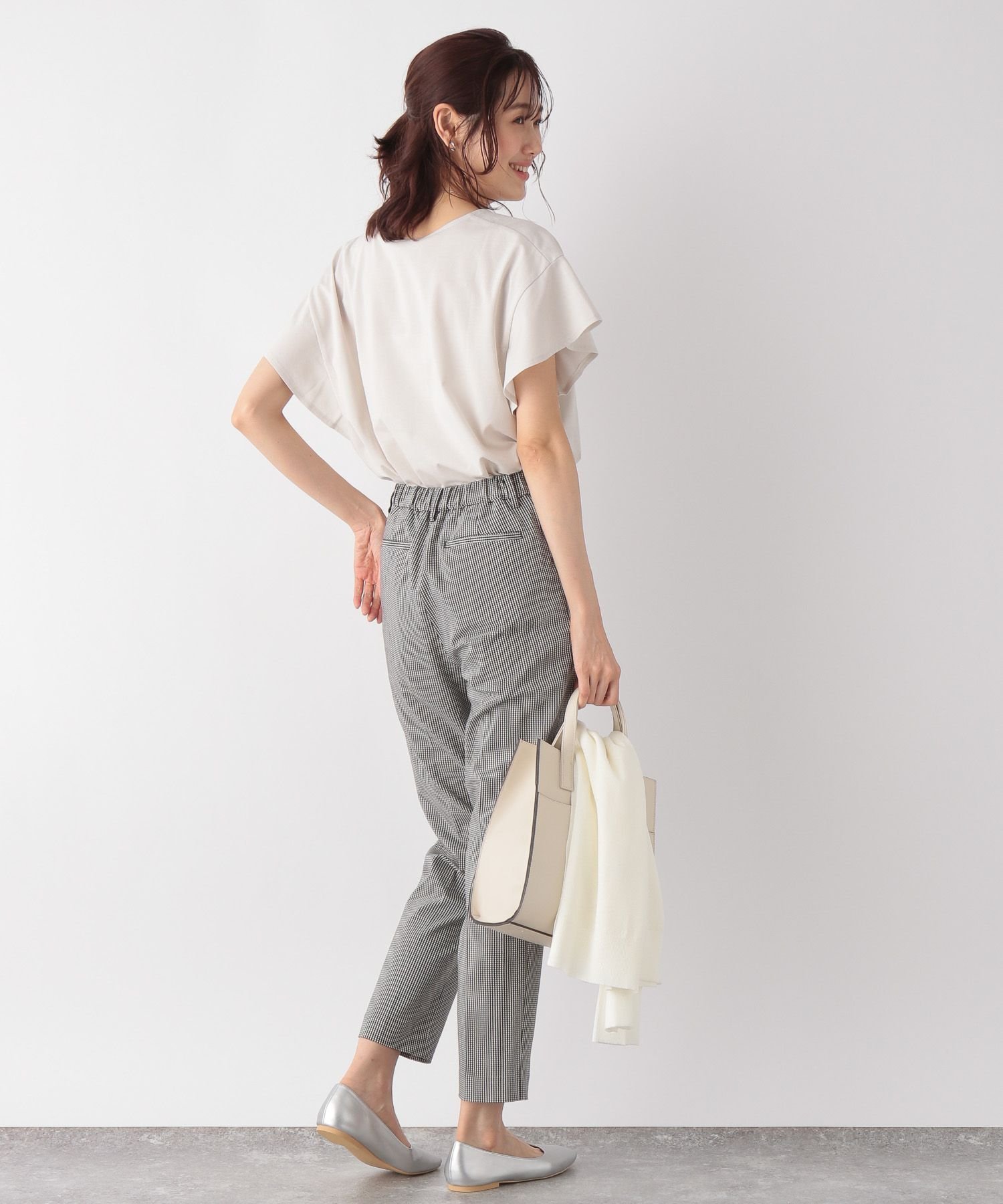 【SALE/30%OFF】GLOBAL WORK (W)カイテキ/ソデフリルPO グローバルワーク トップス カットソー・Tシャツ ホワイト グレー ブラック ブラウン