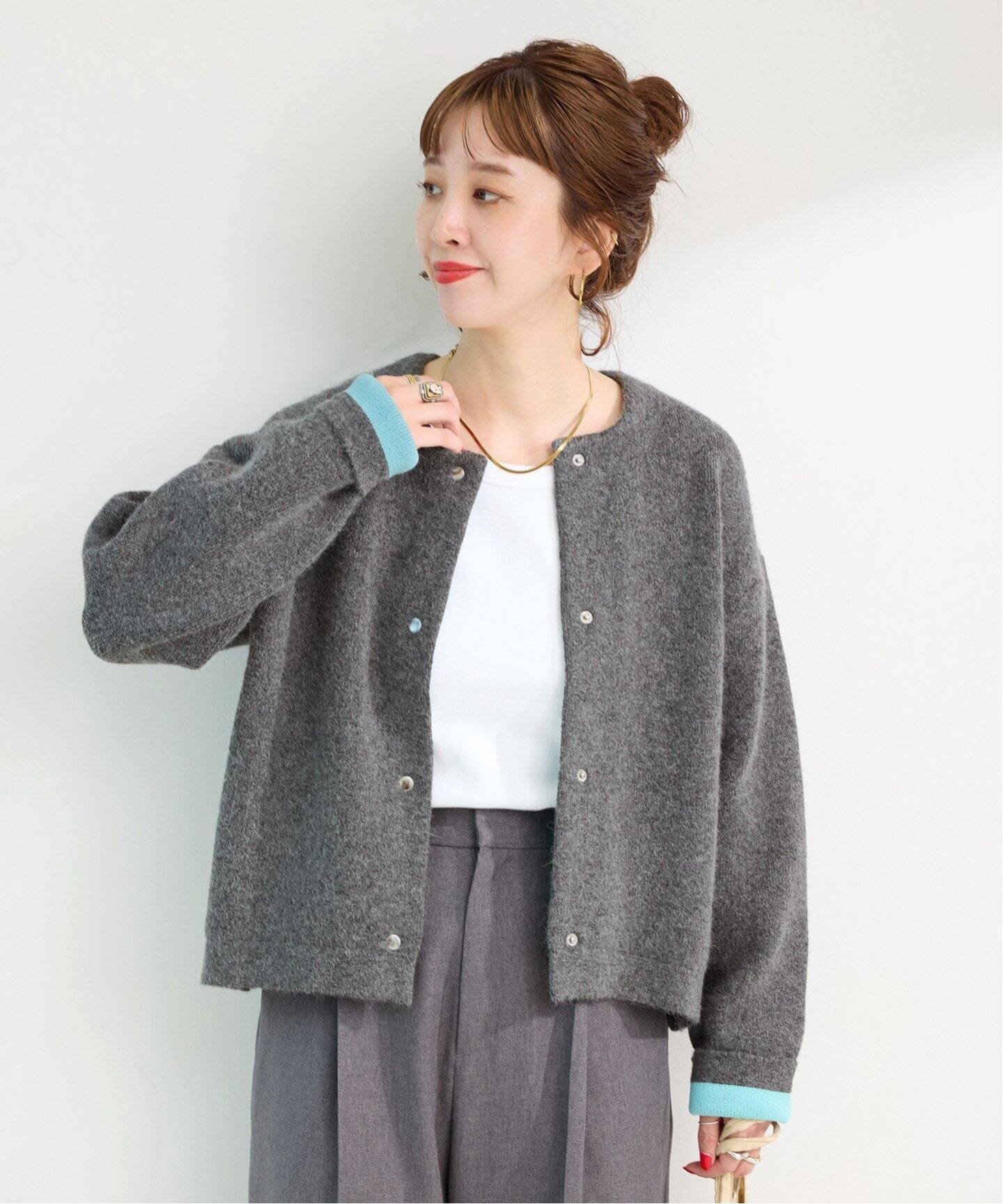 ♡極美品♡ セオリー　コットンウール　ブルゾン　ジップアップ　S ベージュ ♡極美品♡ セオリー コットンウール ブルゾン ジップアップ S