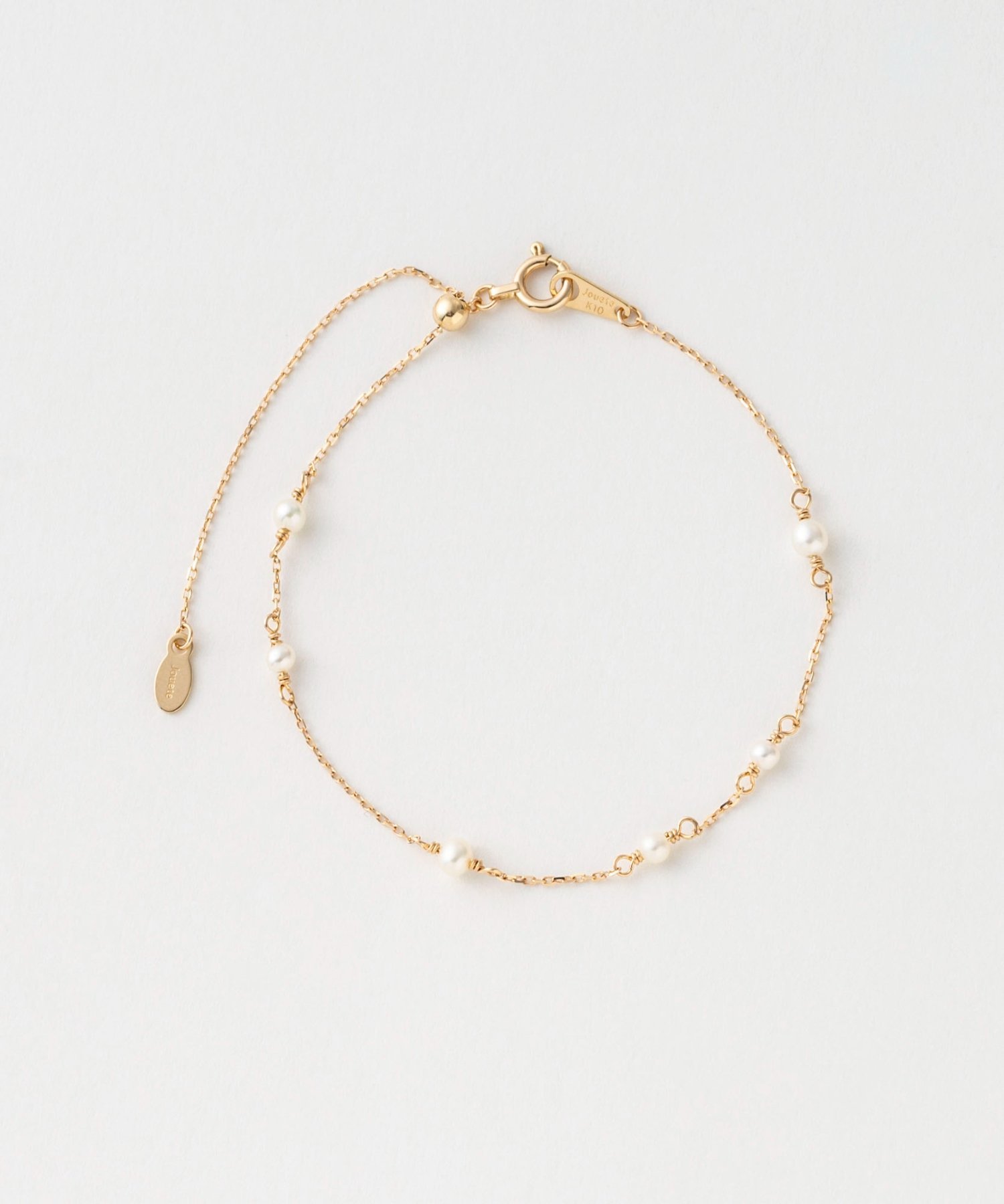 楽天市場】K18YG クラフト パール ブレスレット ete bijoux エテ