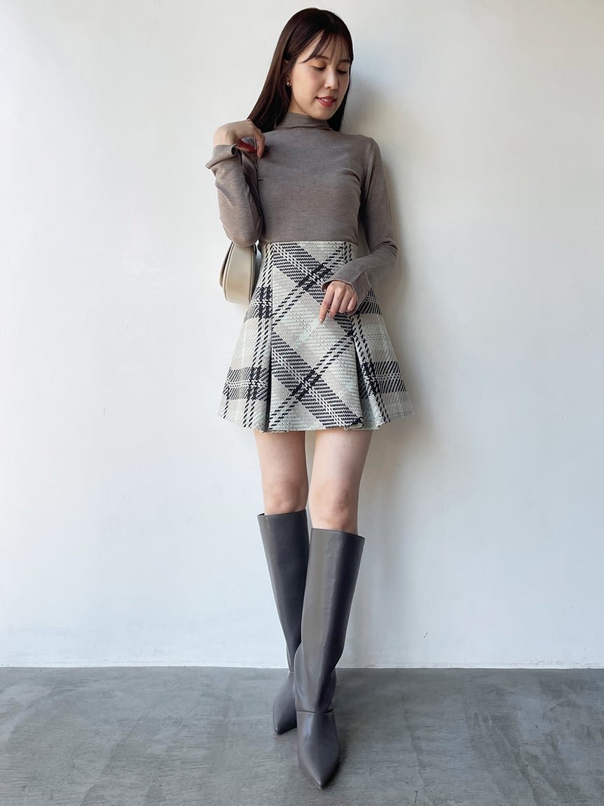 楽天市場】【SALE／46%OFF】ロービングチェックミニスカート