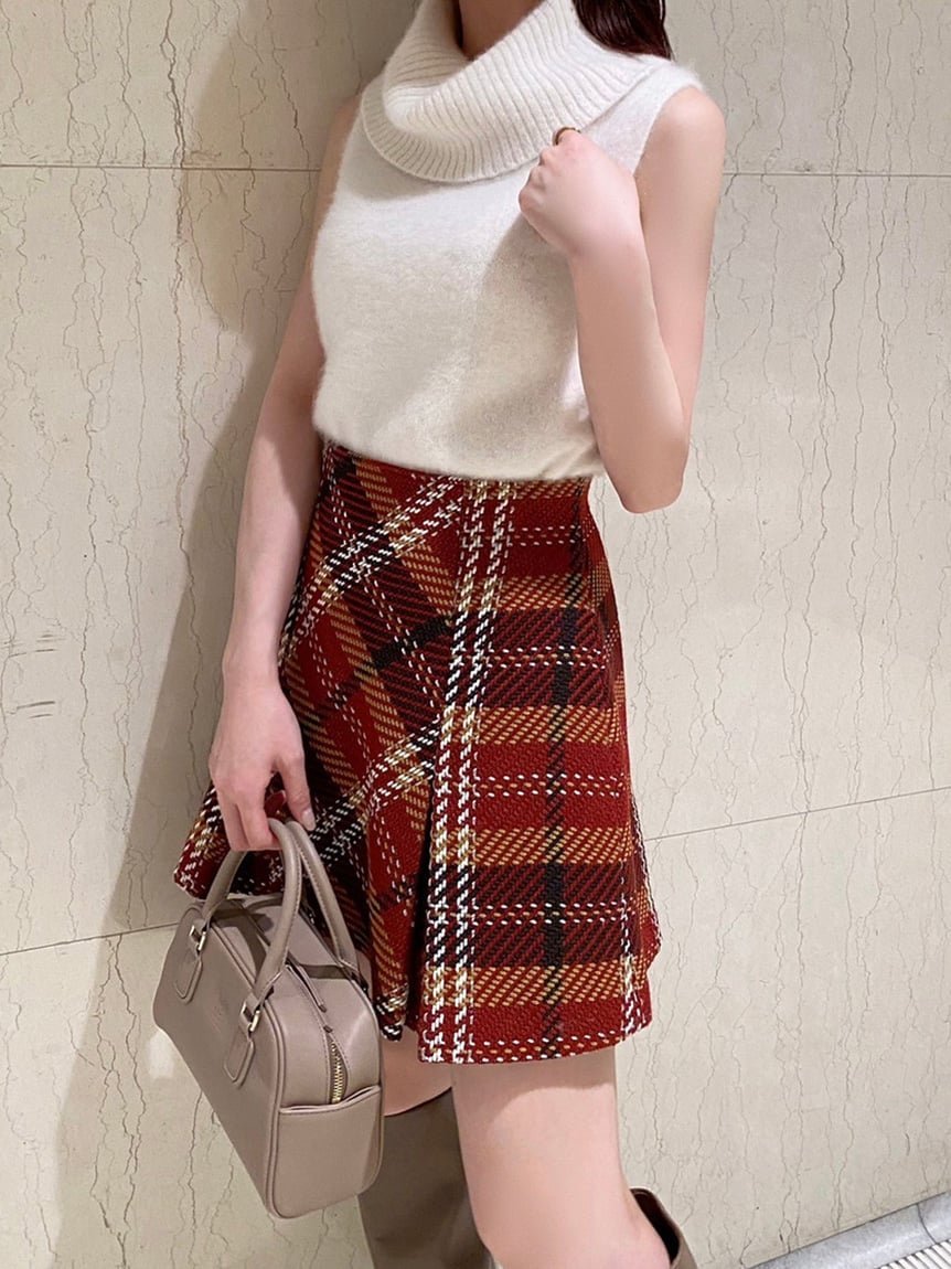 SALE／40%OFF】SNIDEL ロービングチェックミニスカート スナイデル