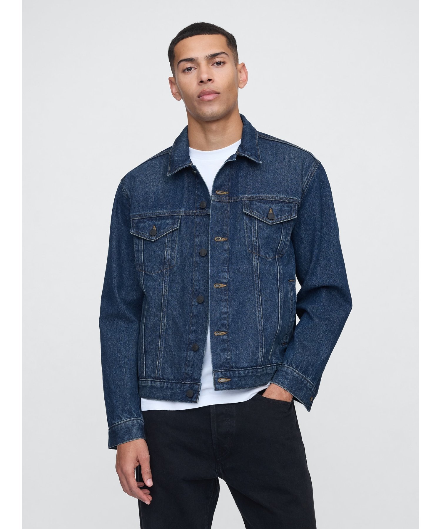 楽天市場】【SALE／40%OFF】(M)アイコン デニムジャケット GAP