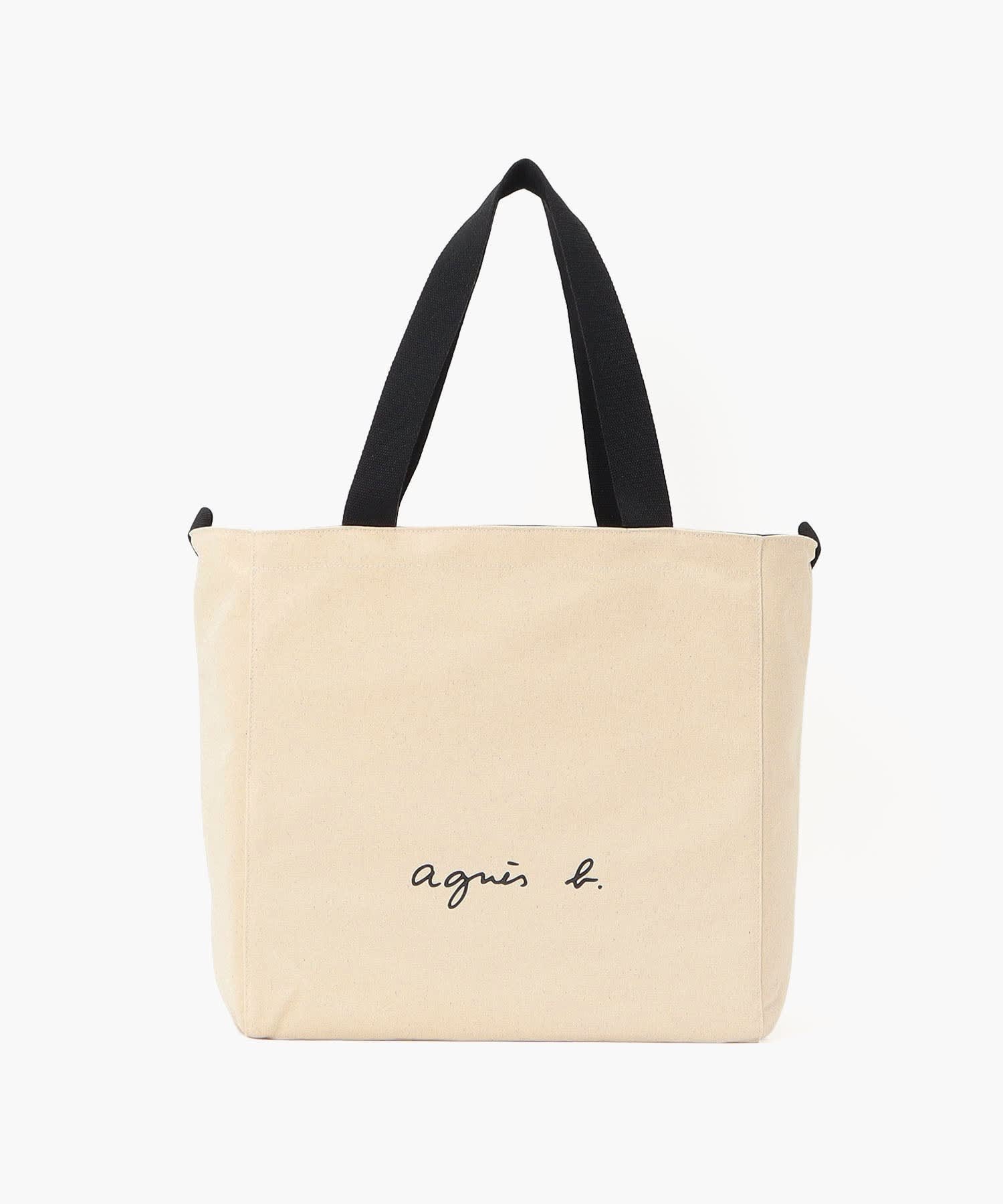 人気★agnes b. レザーネームミニトートバッグ★シンプル お洒落 agnes b.｜レザーネームミニトートバッグ | Rakuten Fashion
