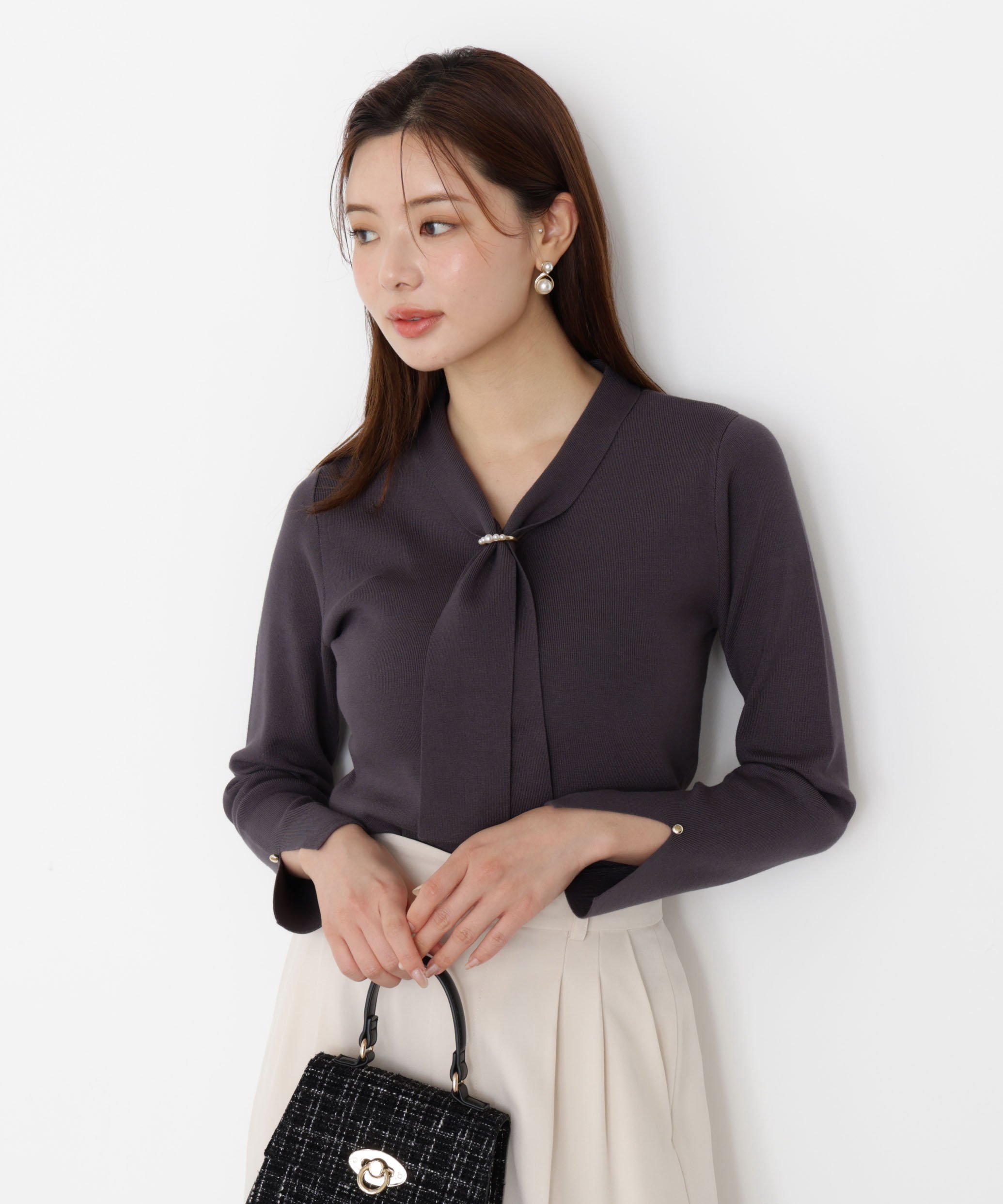 La couture ドットワンピース　石井美保 La couture ドットワンピース 石井美保