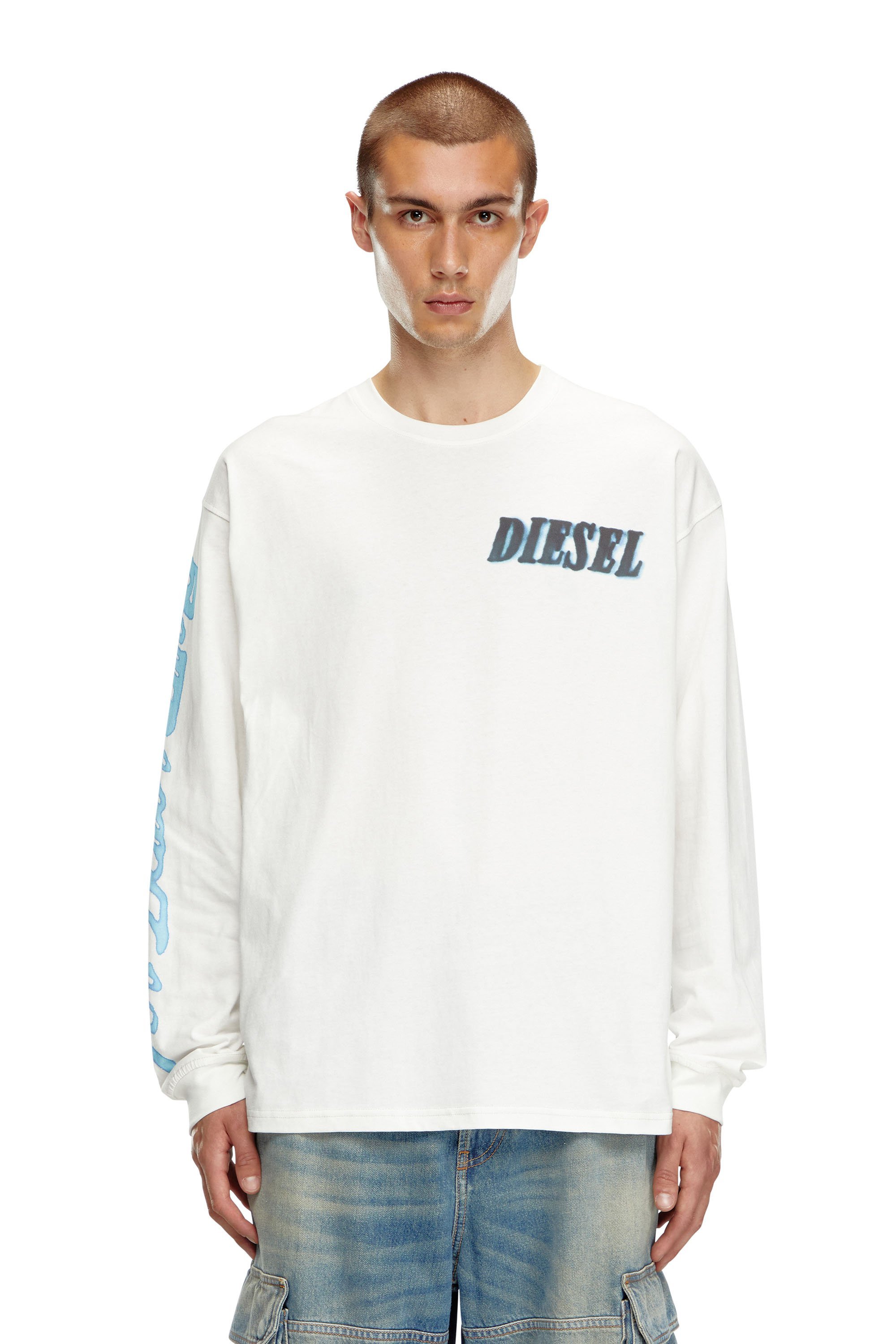 DIESEL ディーゼル 長袖 Tシャツ ラグランスリーブ DIESEL｜メンズ Tシャツ 長袖 ラグランスリーブ | Rakuten